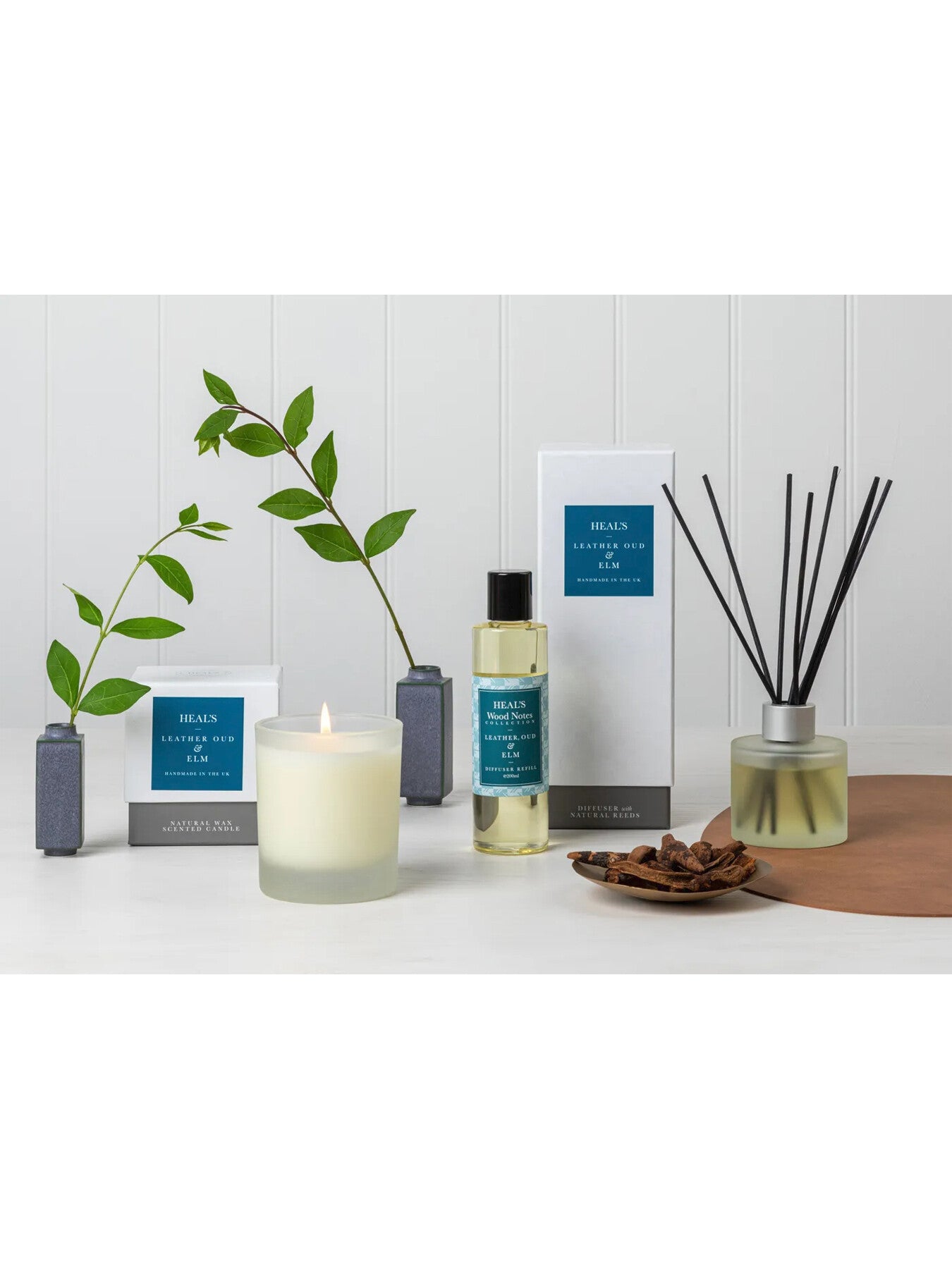 Leather Oud & Elm Diffuser Refill