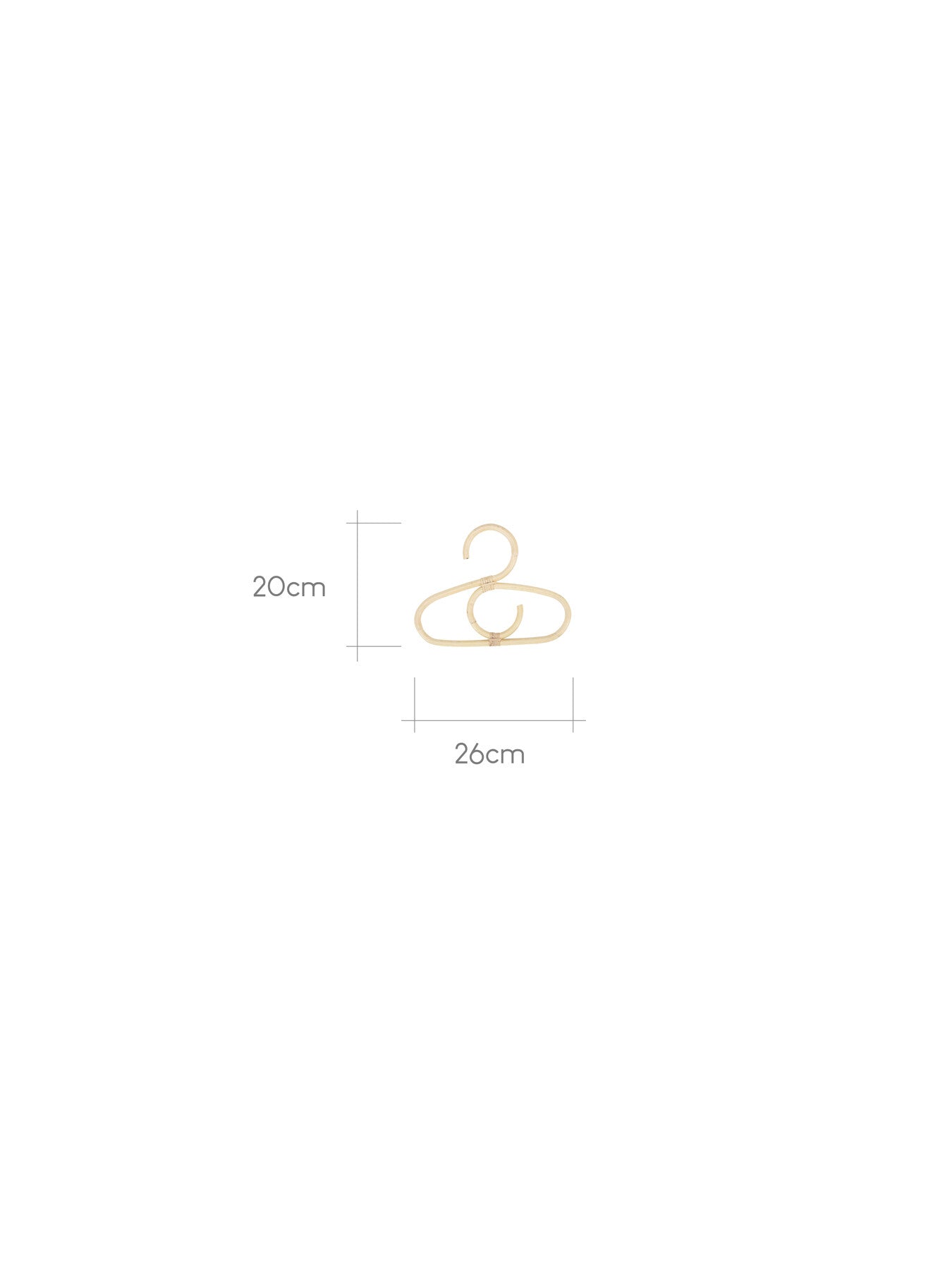 Aria Set of 9 Hangers Natural