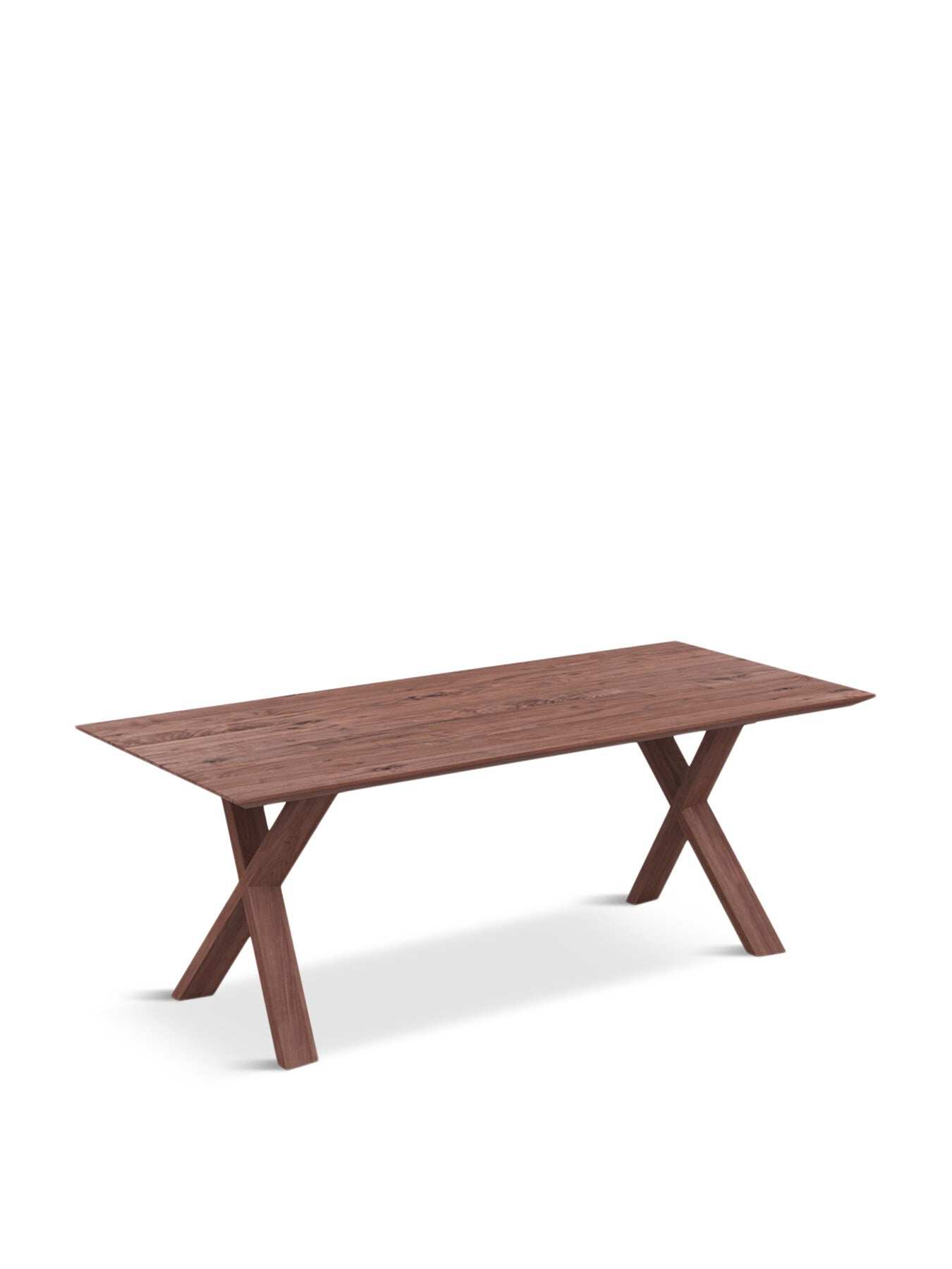 Oslo Table Walnut Straight Edge