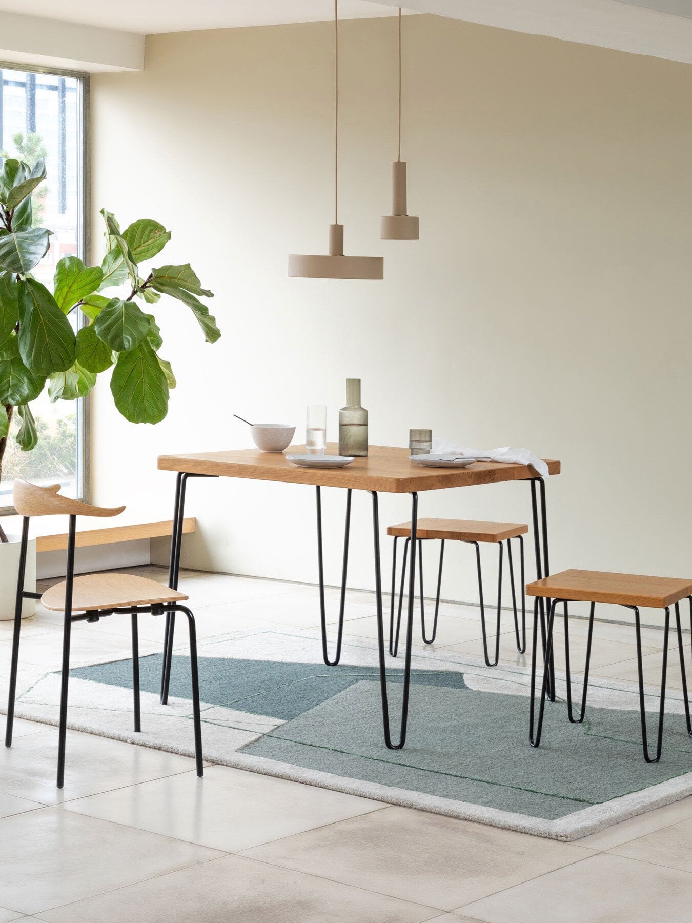 Brunel Dining Table Square Oak