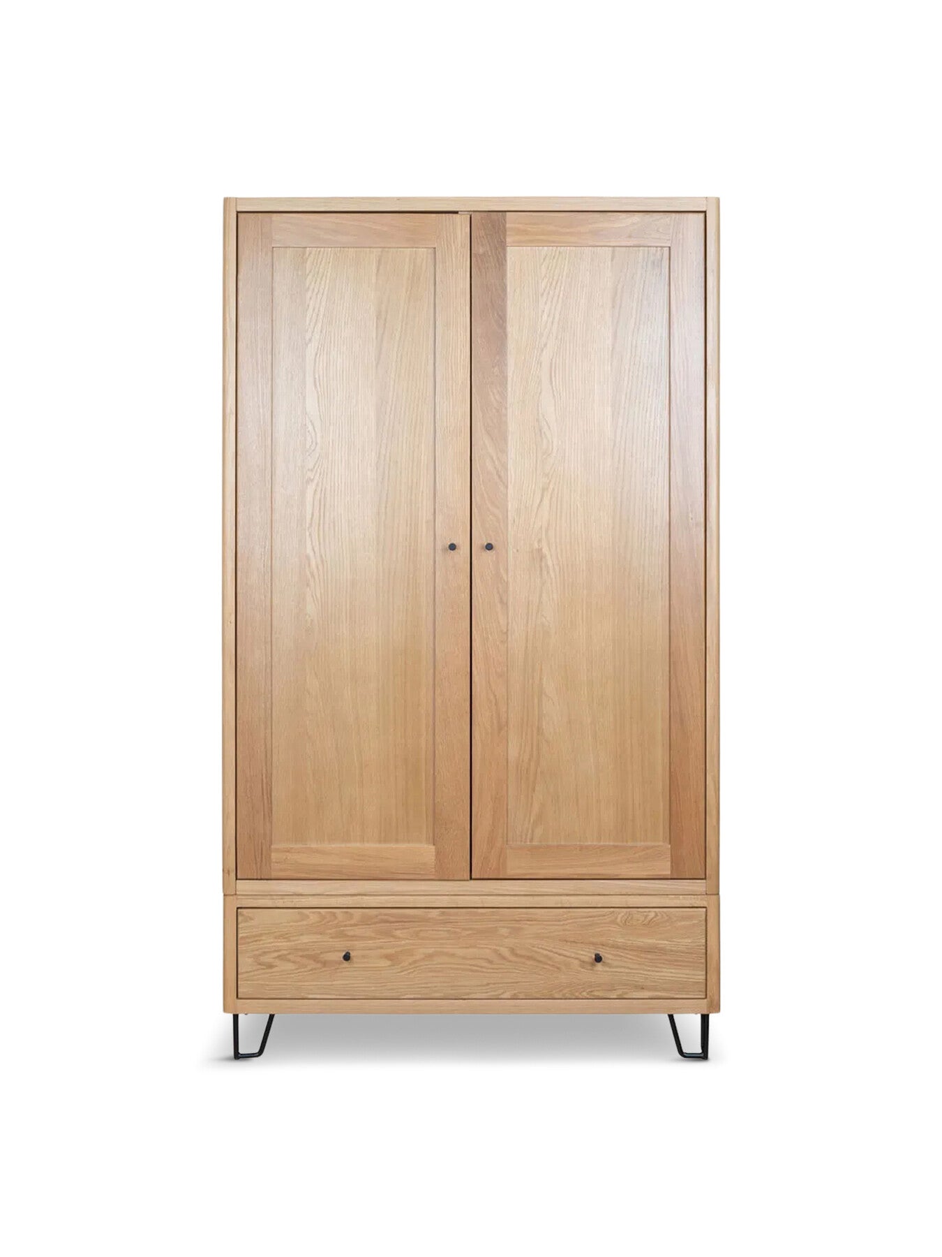 Brunel Double Wardrobe Oak