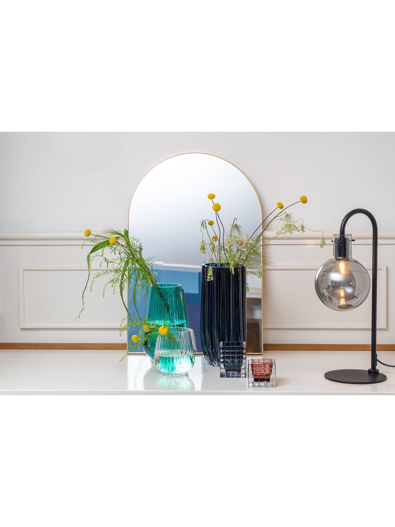 Fine Edge Arch Wall Mirror