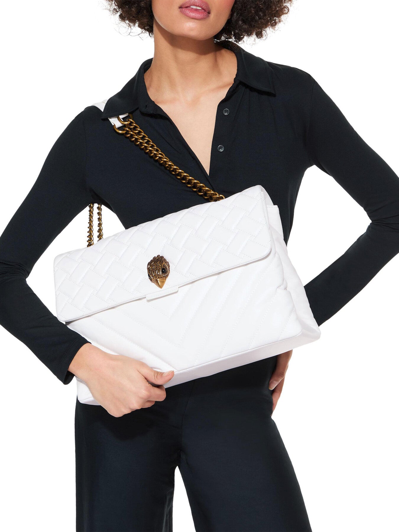 LEATHER XXL KENSINGTON BAG