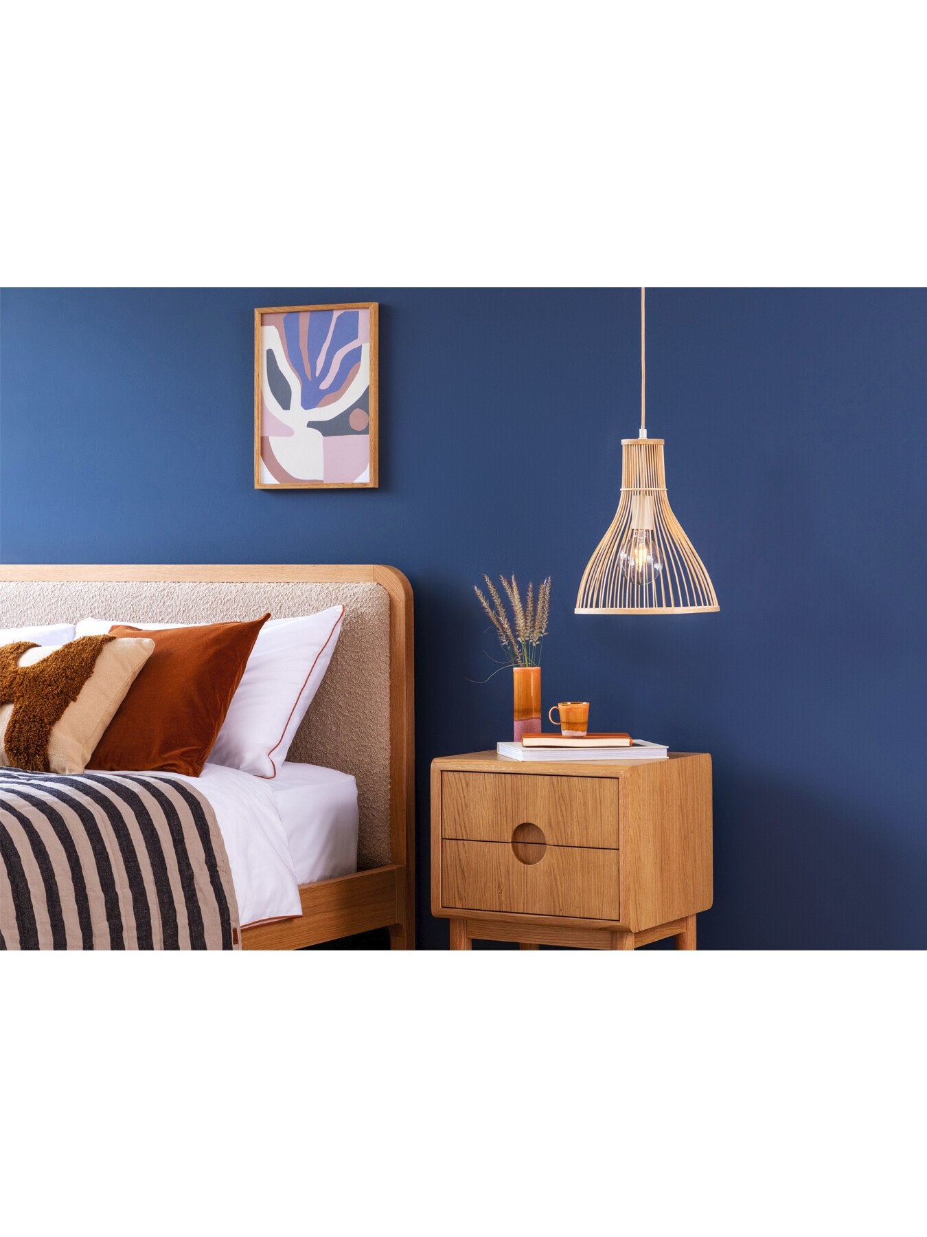 Amira Bedside Chest Oak