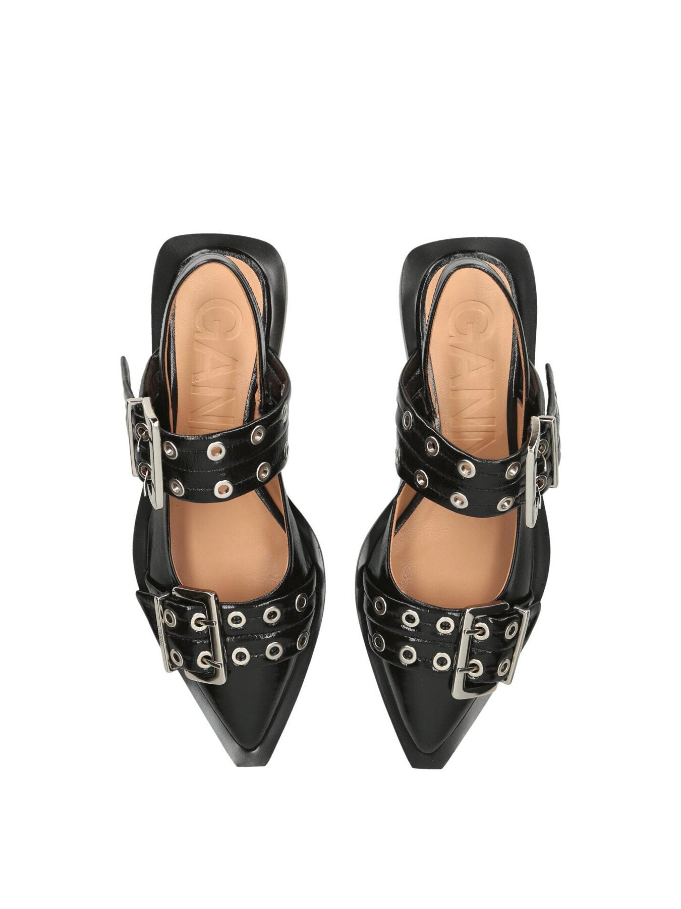 Buckle Ballerinas