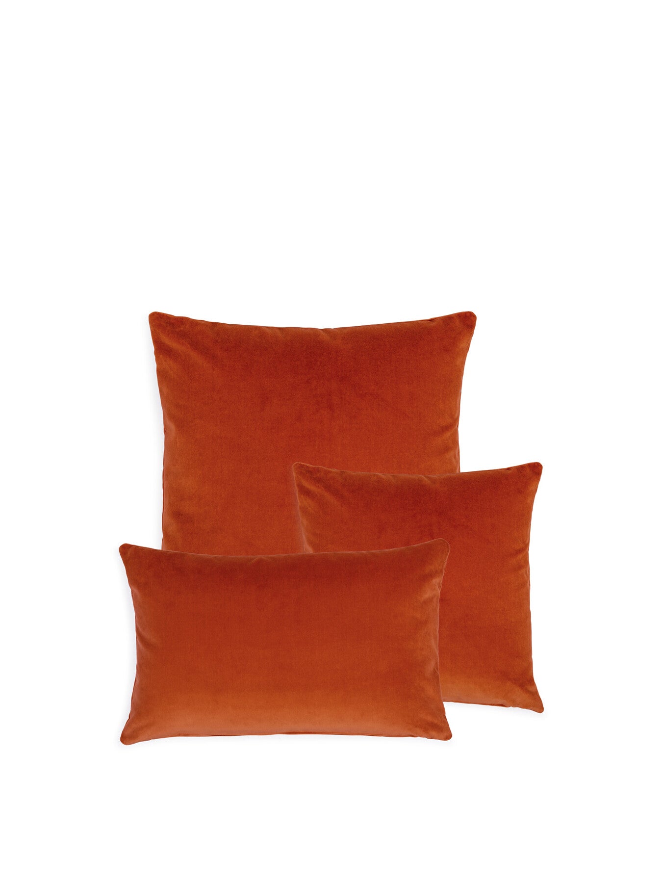 Velvet Cushion Rust 55 x 55cm
