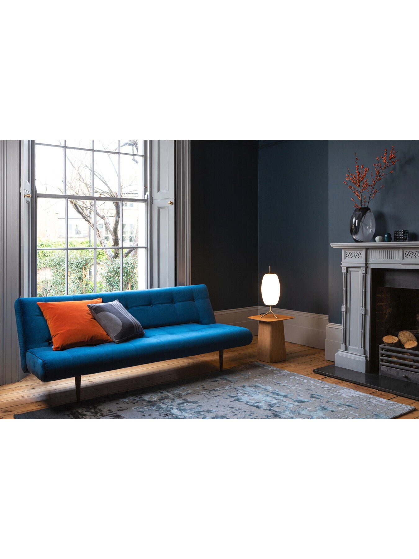 Velvet Cushion Rust 55 x 55cm