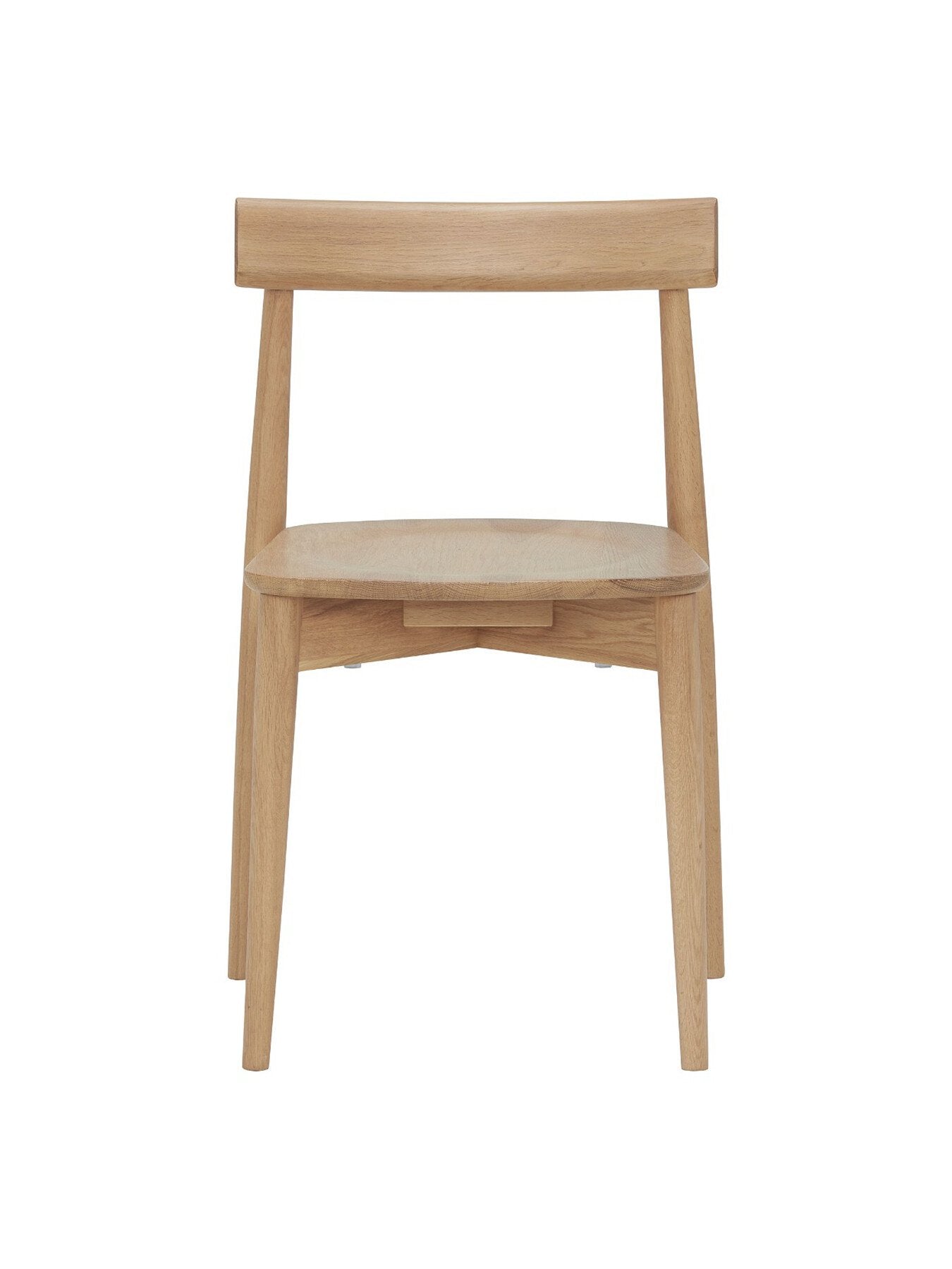 Ava Wood Open Back Dining Chair