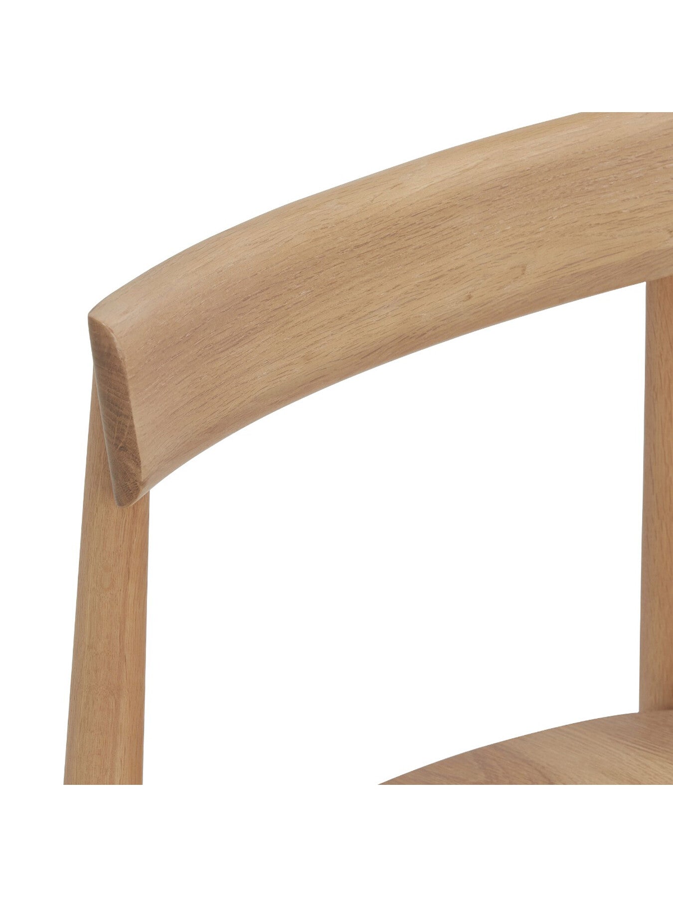 Ava Wood Open Back Dining Chair