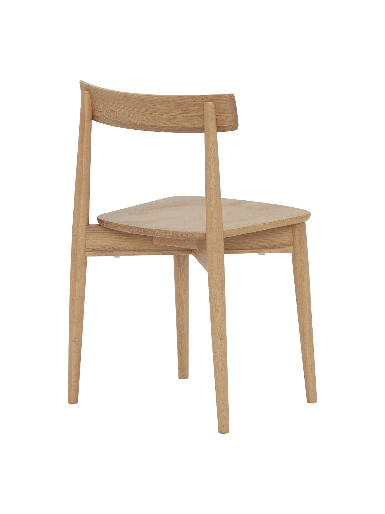 Ava Wood Open Back Dining Chair