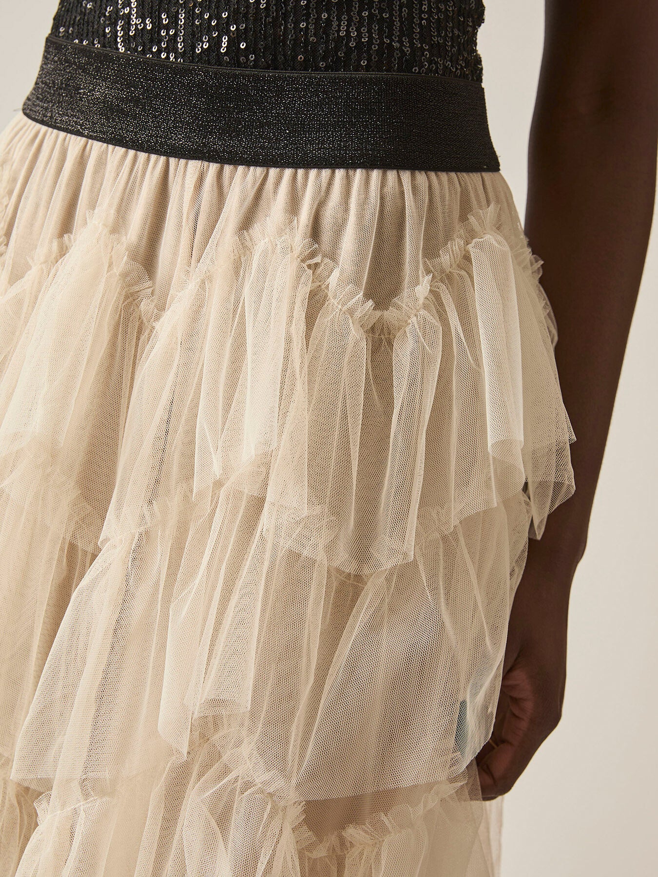 Organza Ruffle Skirt