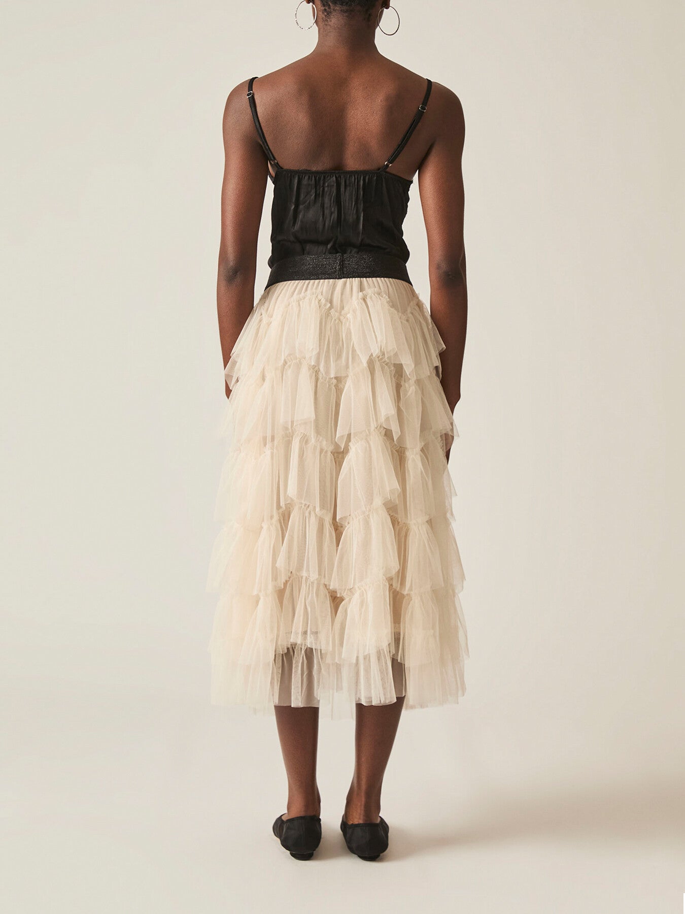Organza Ruffle Skirt