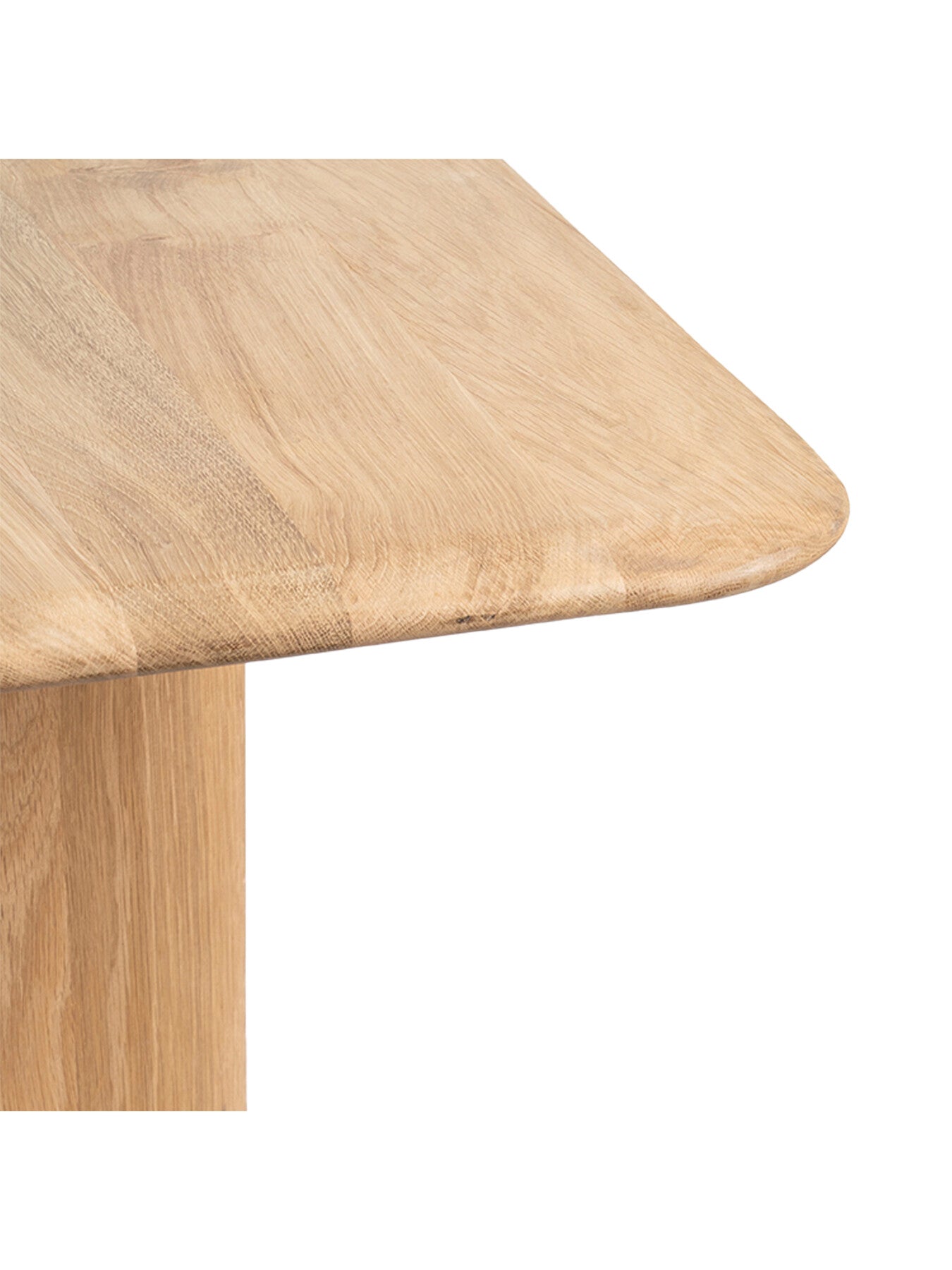 Ludwick Oak Wood 200Cm Dining Table, Seats 4-6
