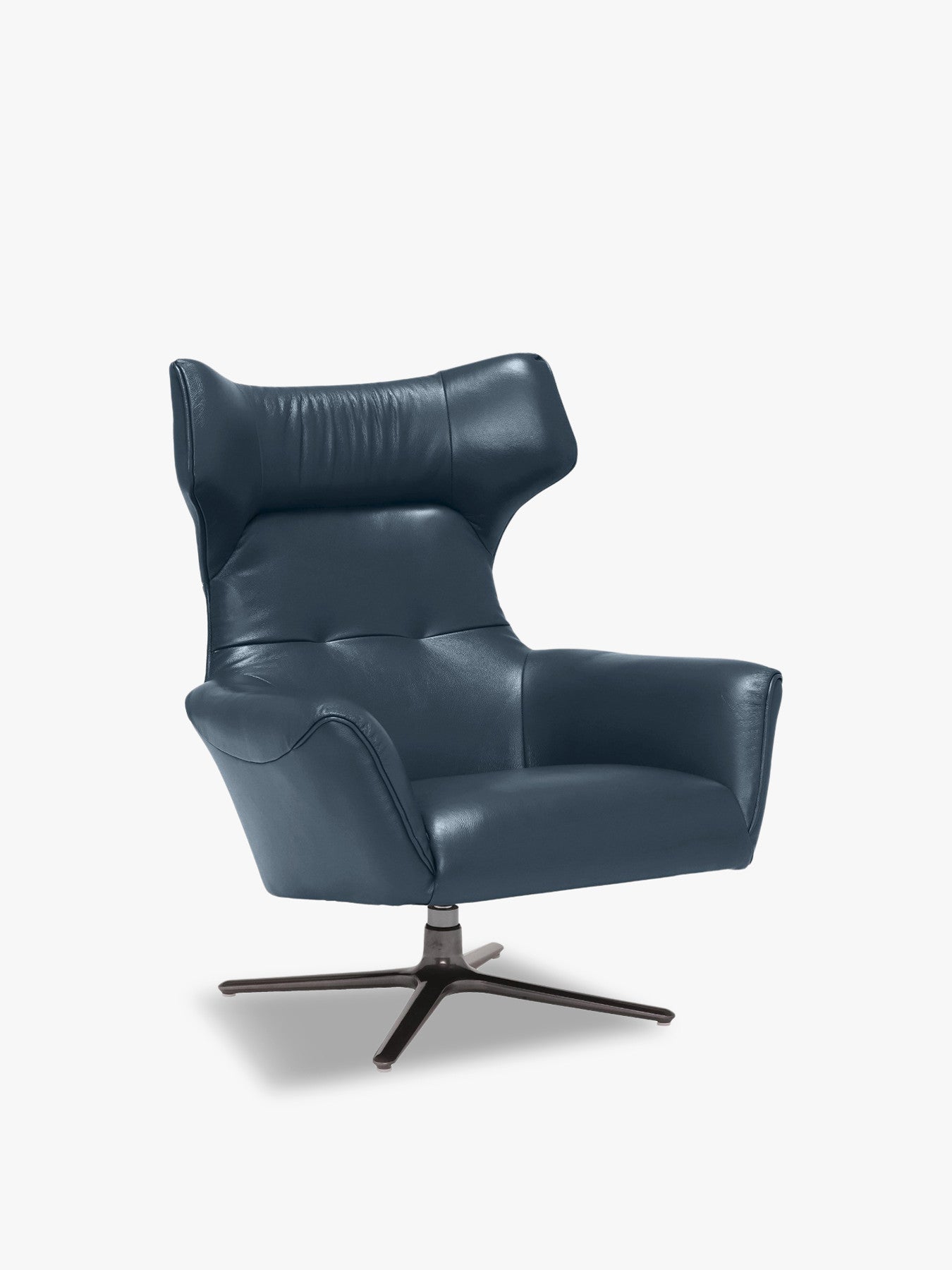 Jax Swivel Chair, Melbourne Navy Blue