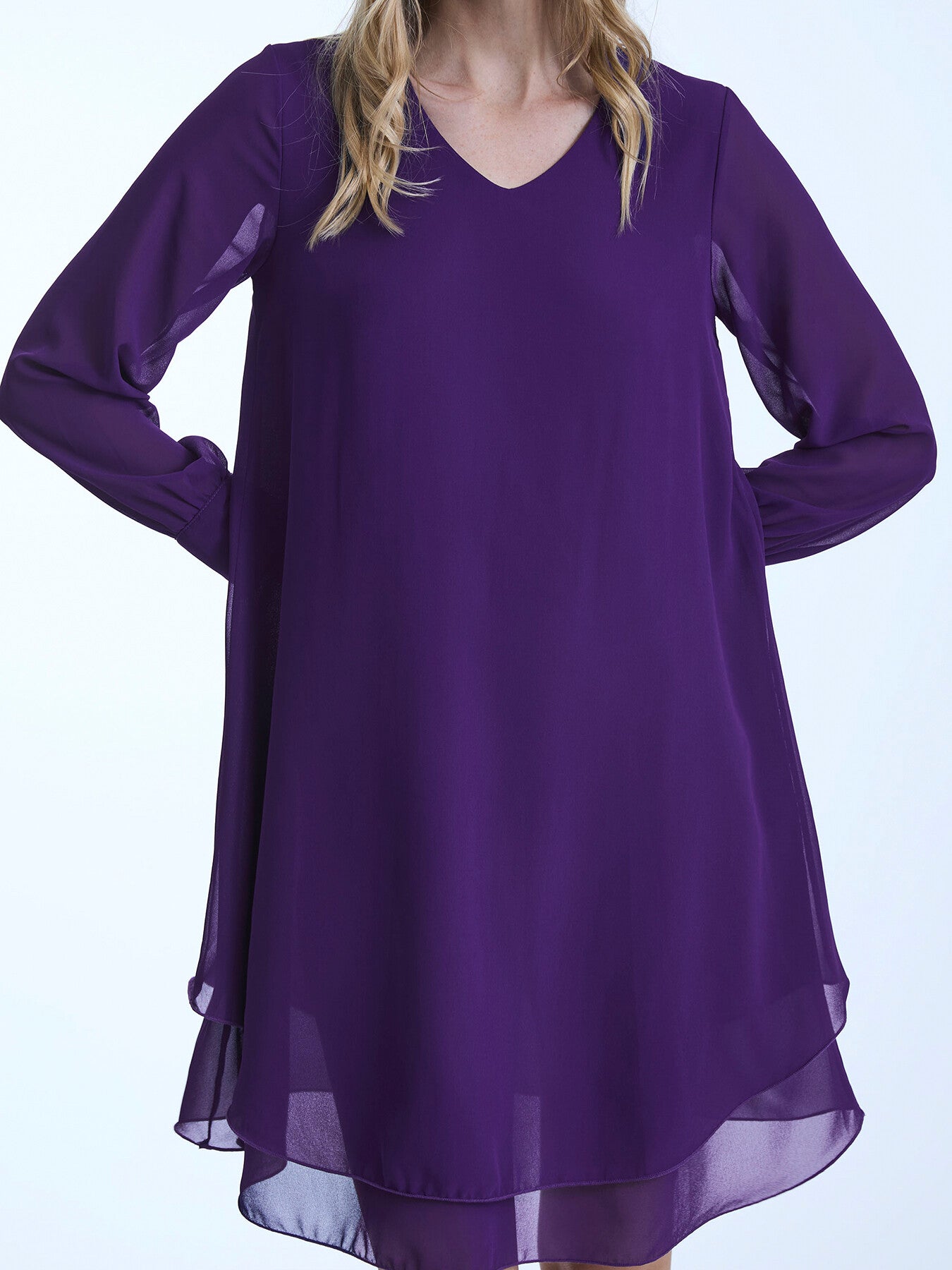 Wave Hem Dress