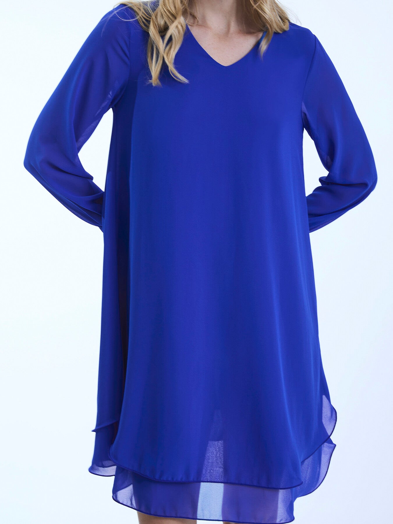 Wave Hem Dress
