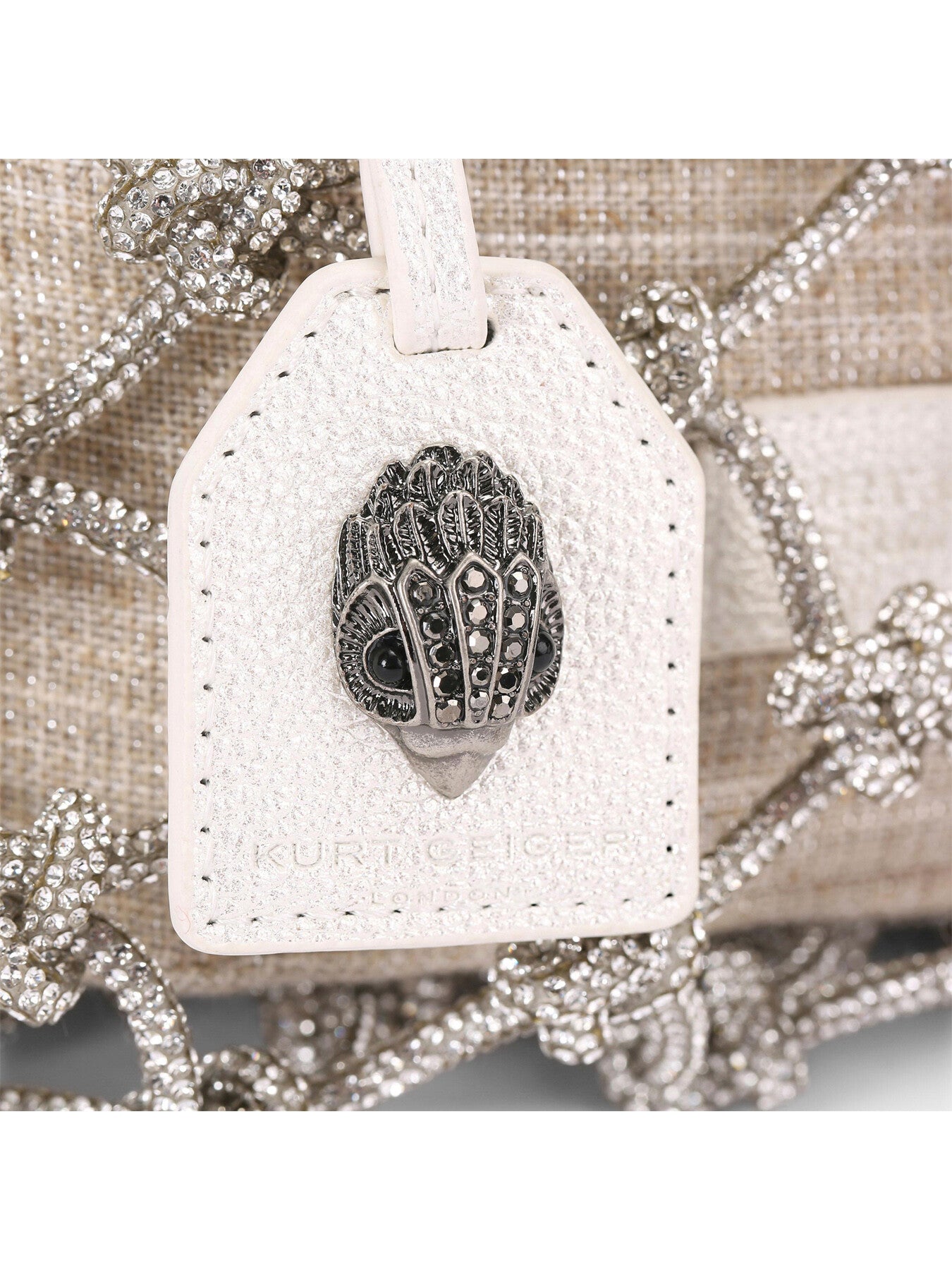 SMALL MACRAME CRYSTAL BAG