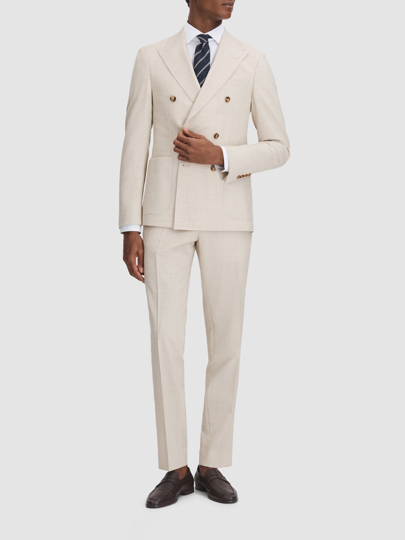 StoneBelmont Slim Fit Side Adjuster Trousers