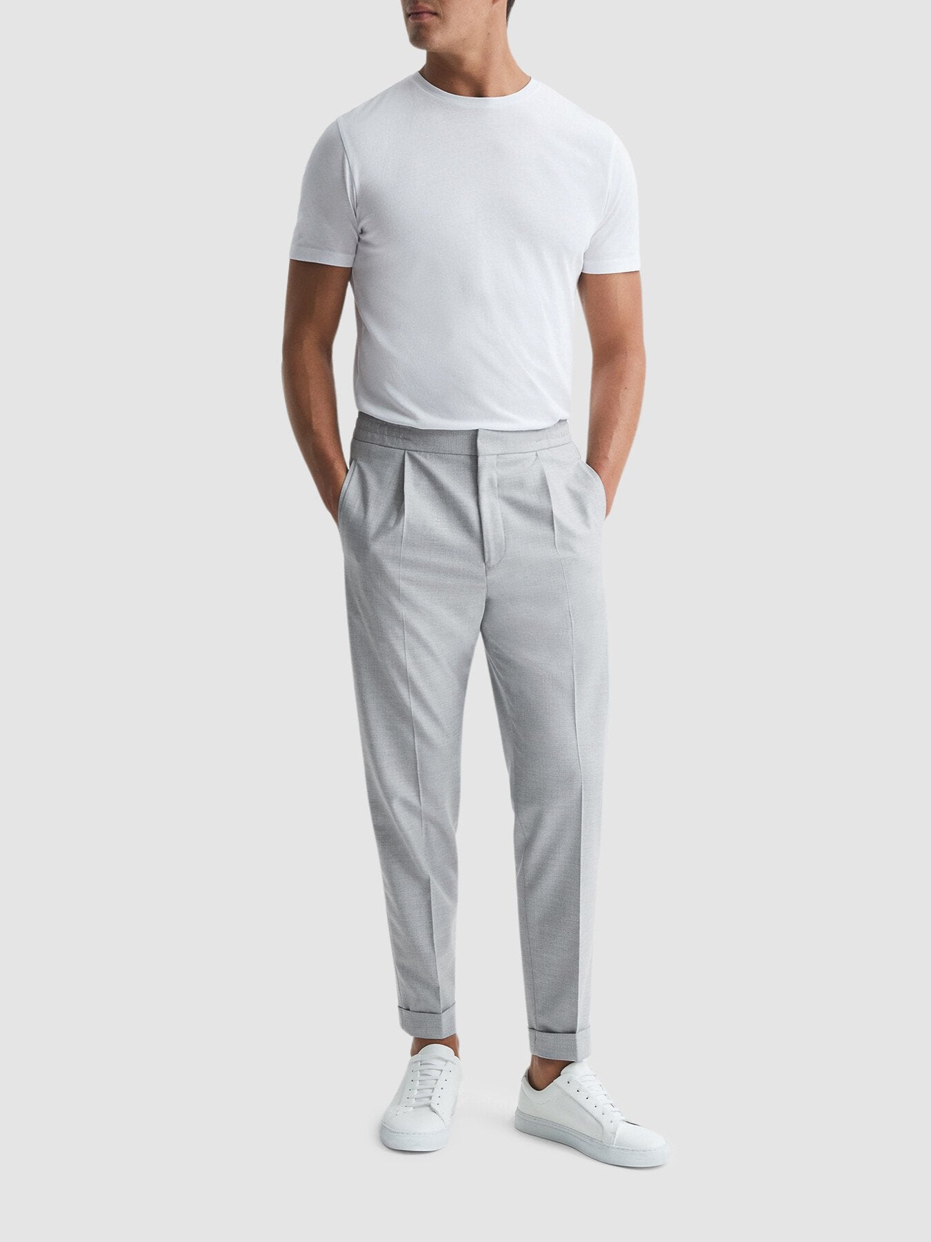 Brighton Relaxed Pleated Tapered Trousers