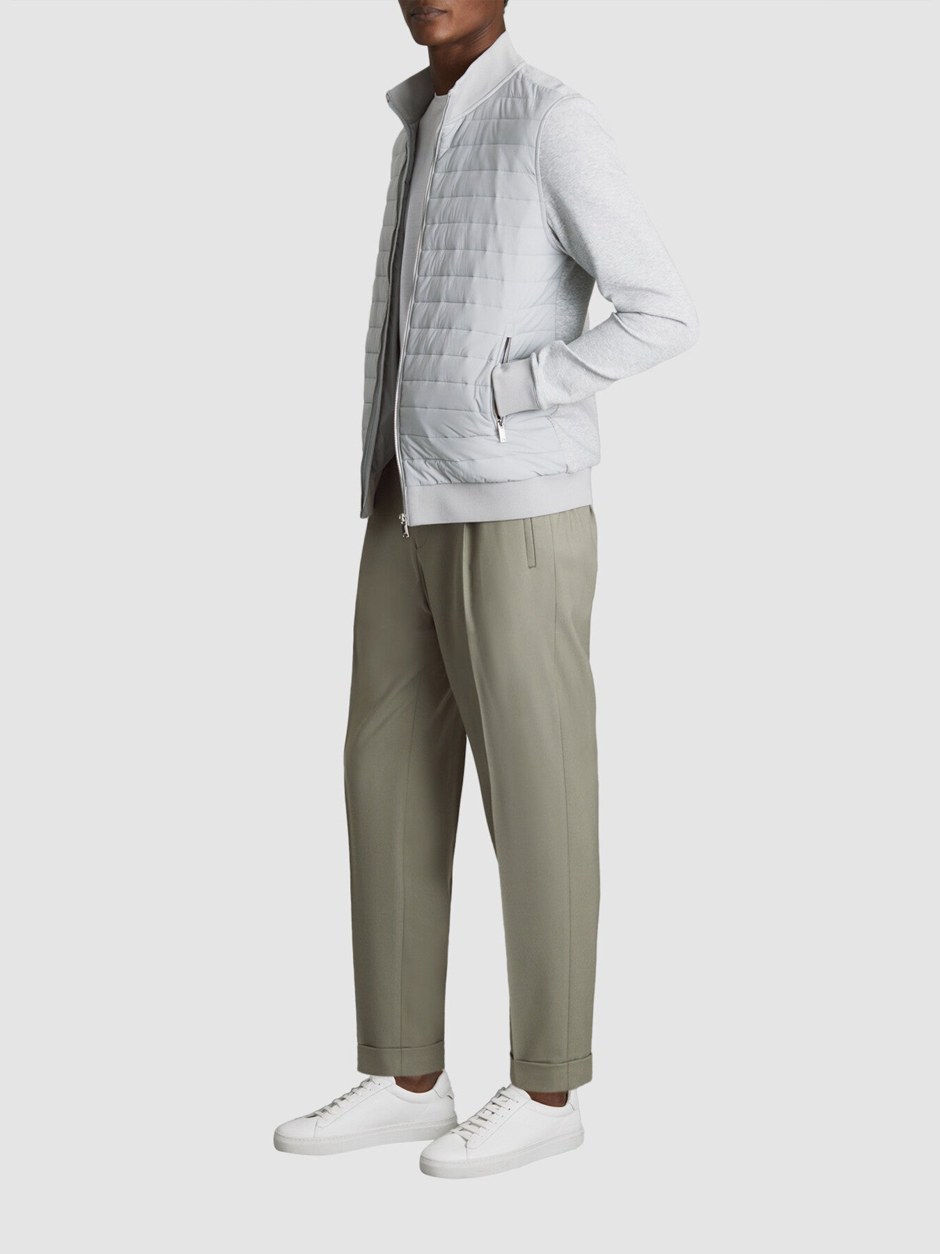Brighton Relaxed Drawstring Trousers With Turn-Up