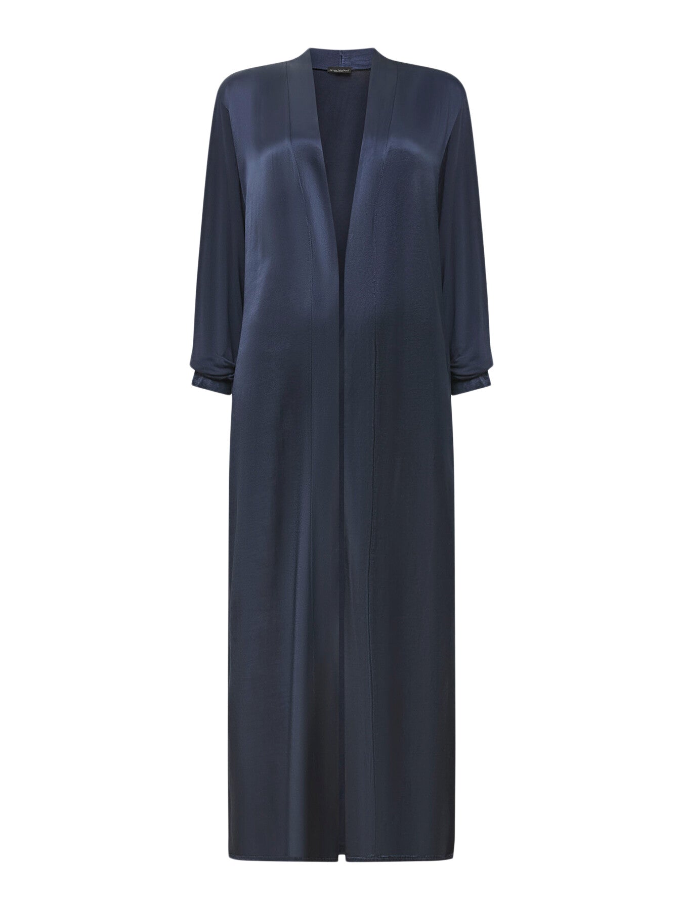 Long Satin Cardigan