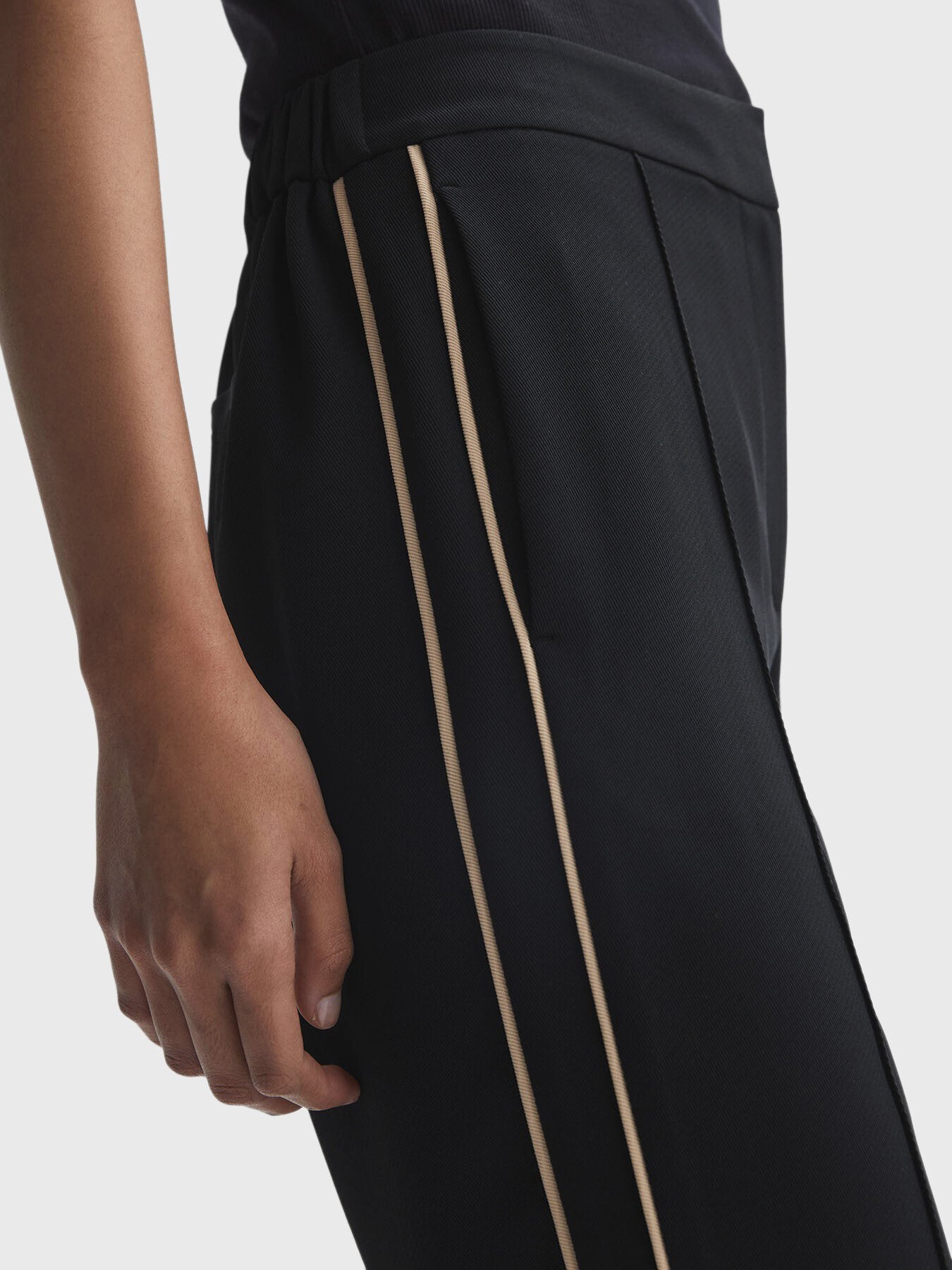Theo Taper Tapered Fit Side Stripe Trousers
