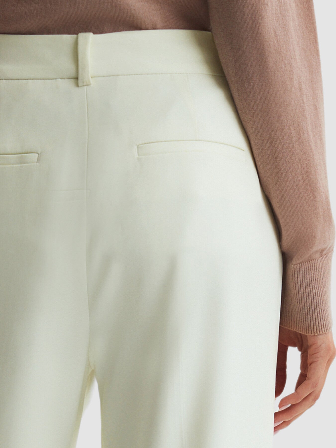 Liana Mid Rise Wide Leg Trousers