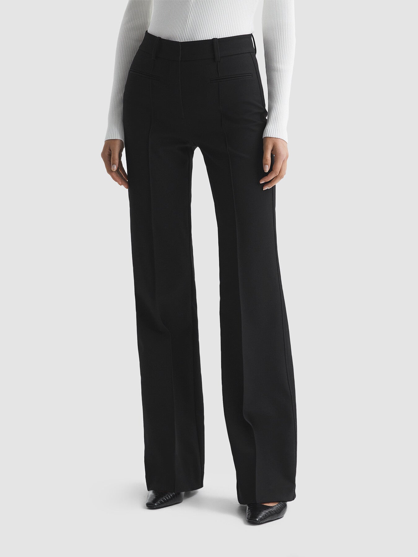 Claude High Rise Flared Trousers