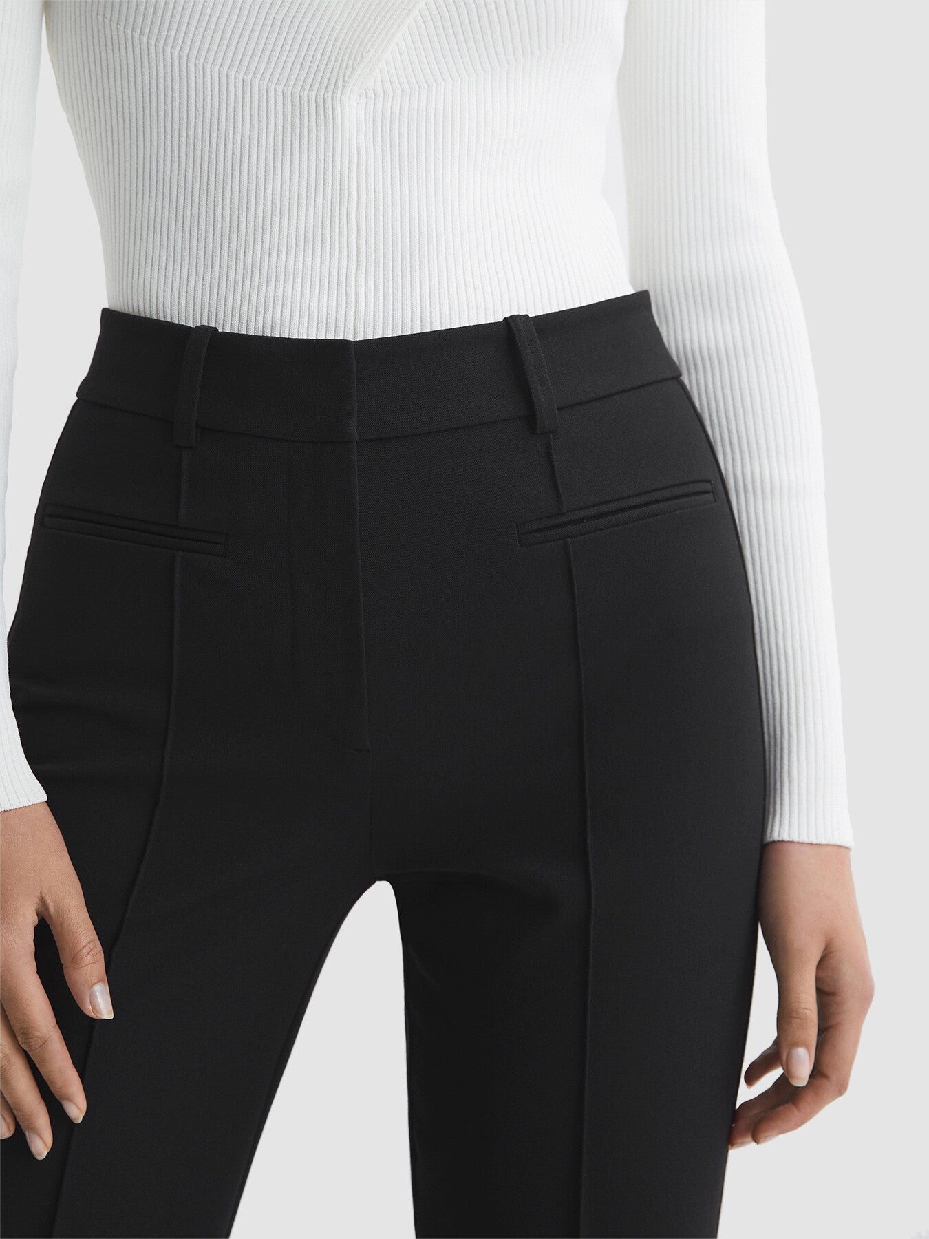 Claude High Rise Flared Trousers