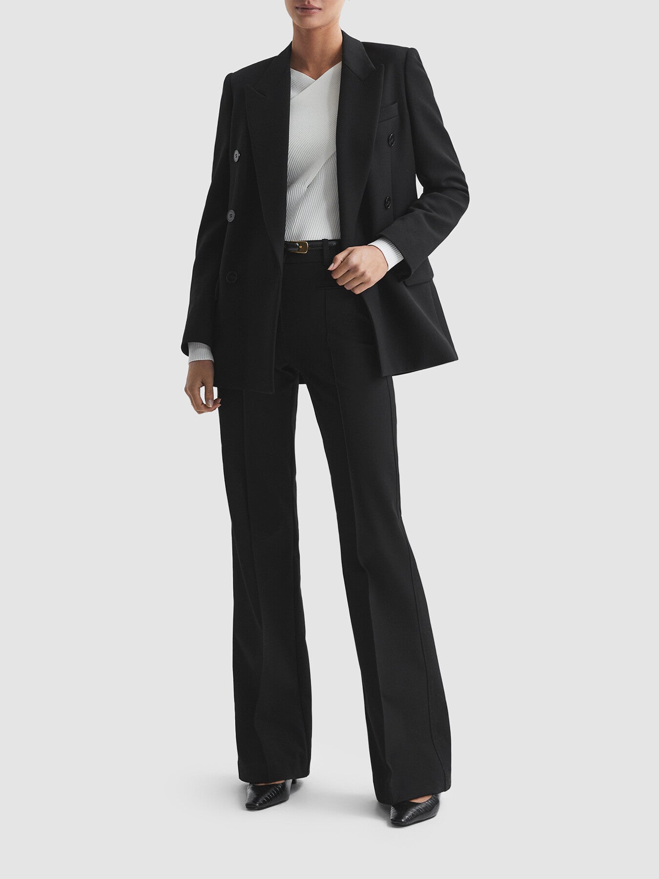 Claude High Rise Flared Trousers