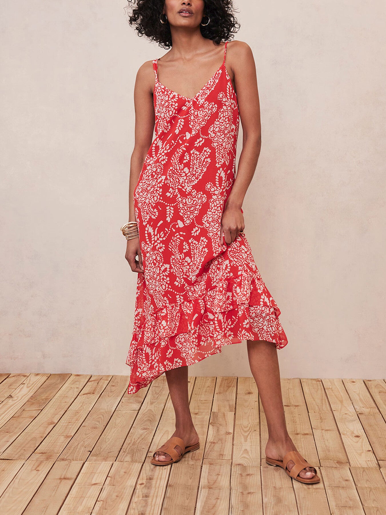 Gracie Print Midi Dress