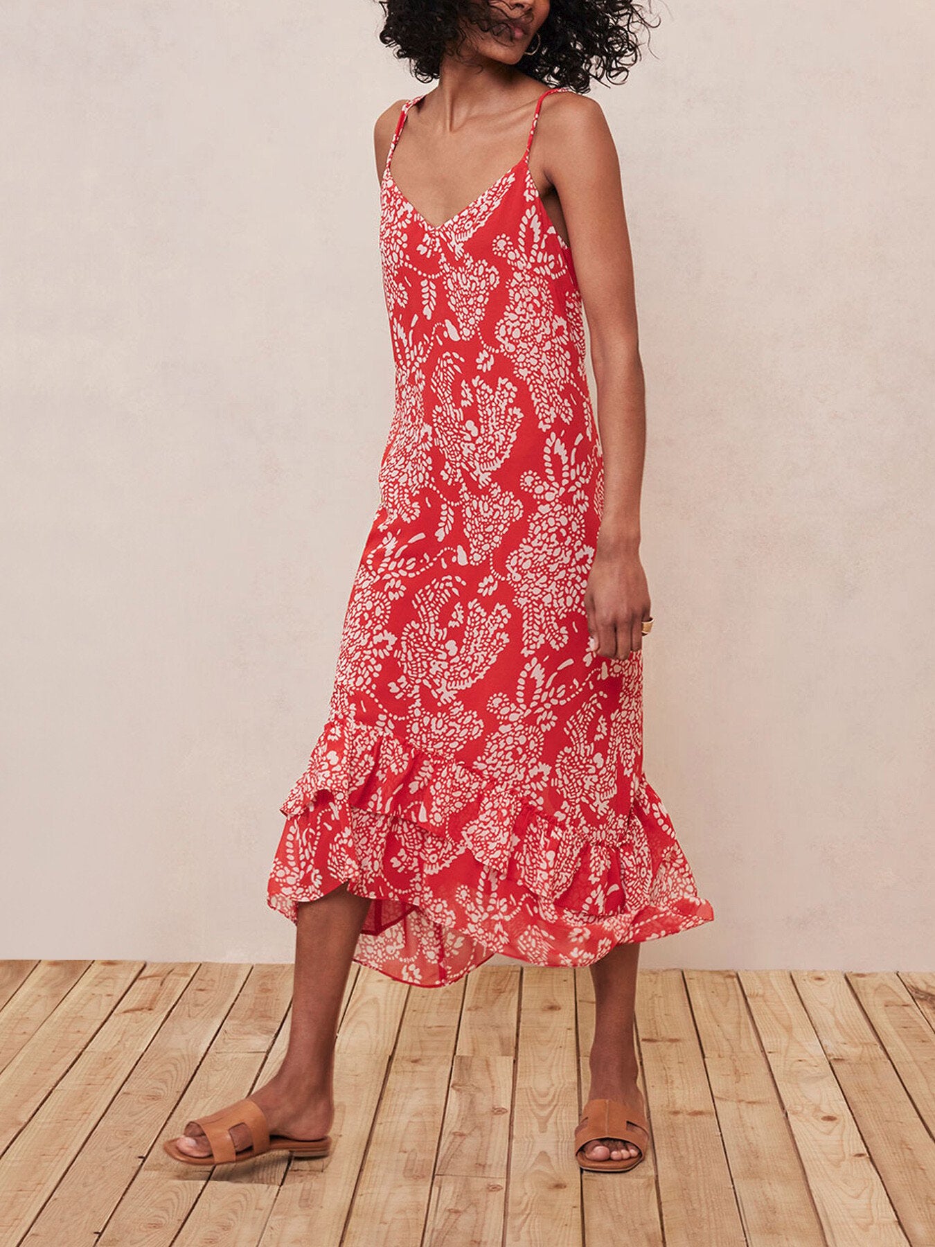Gracie Print Midi Dress