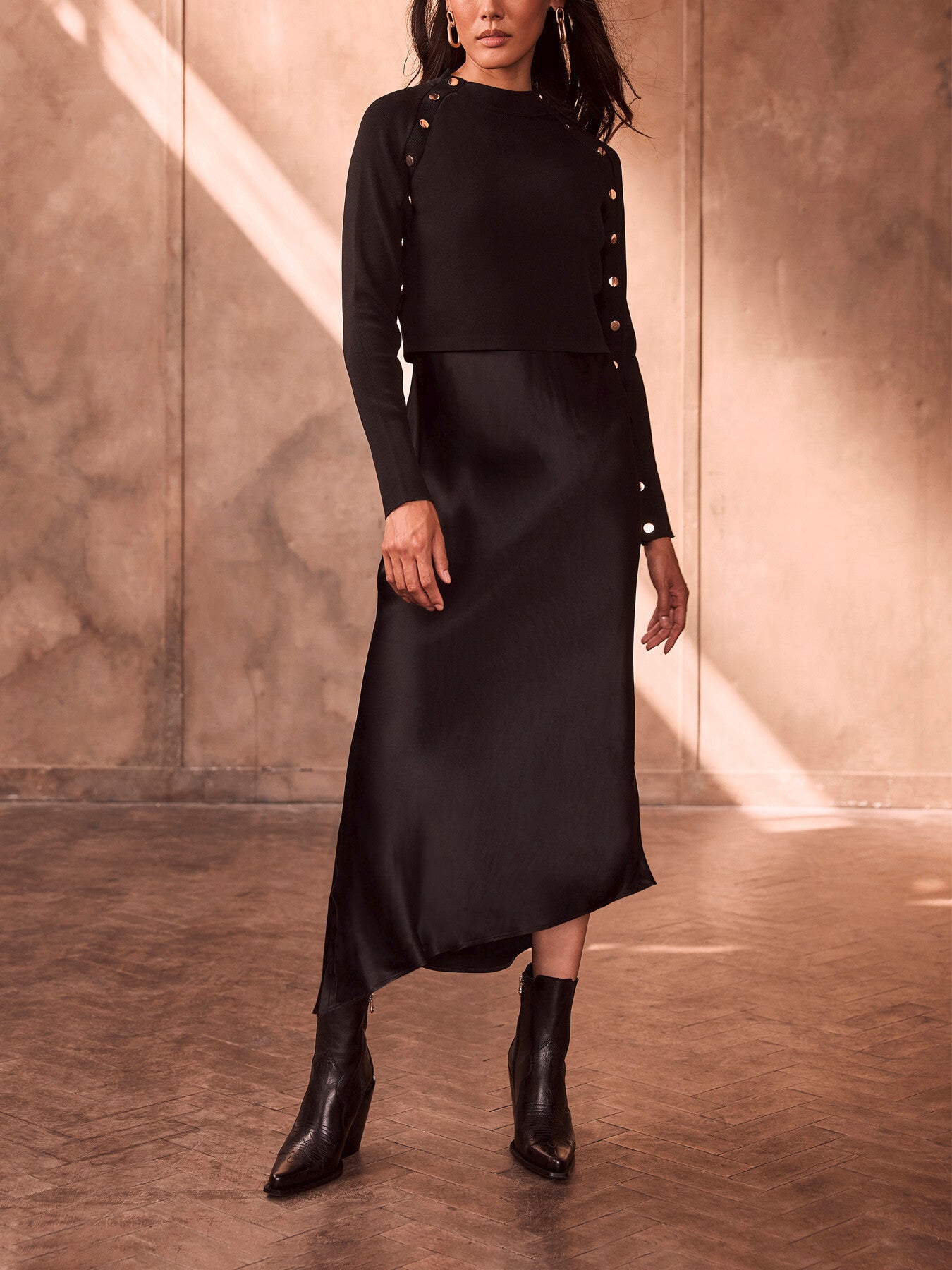 Layered Midi Dress