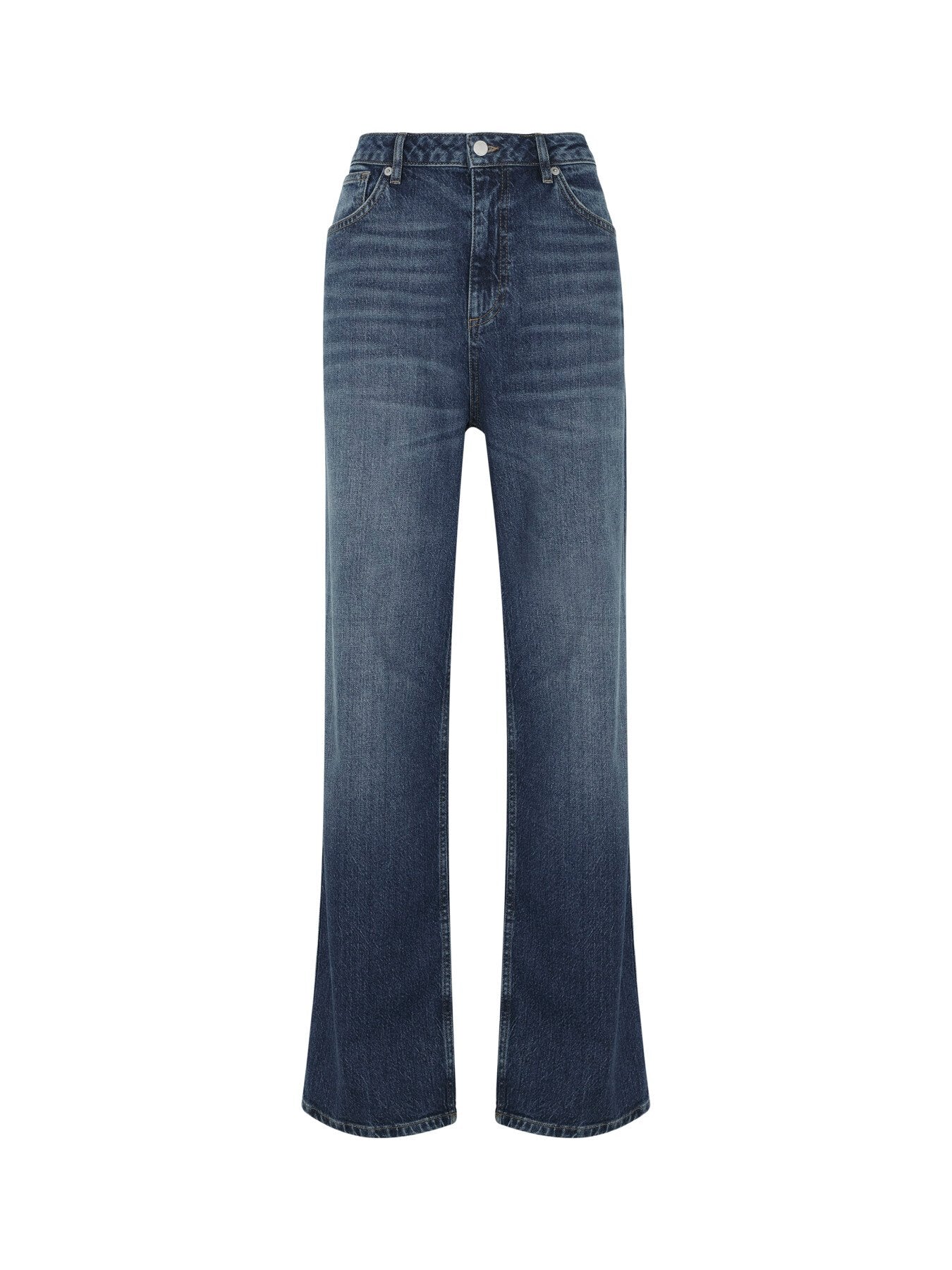 Indigo Relaxed Wide Jeans