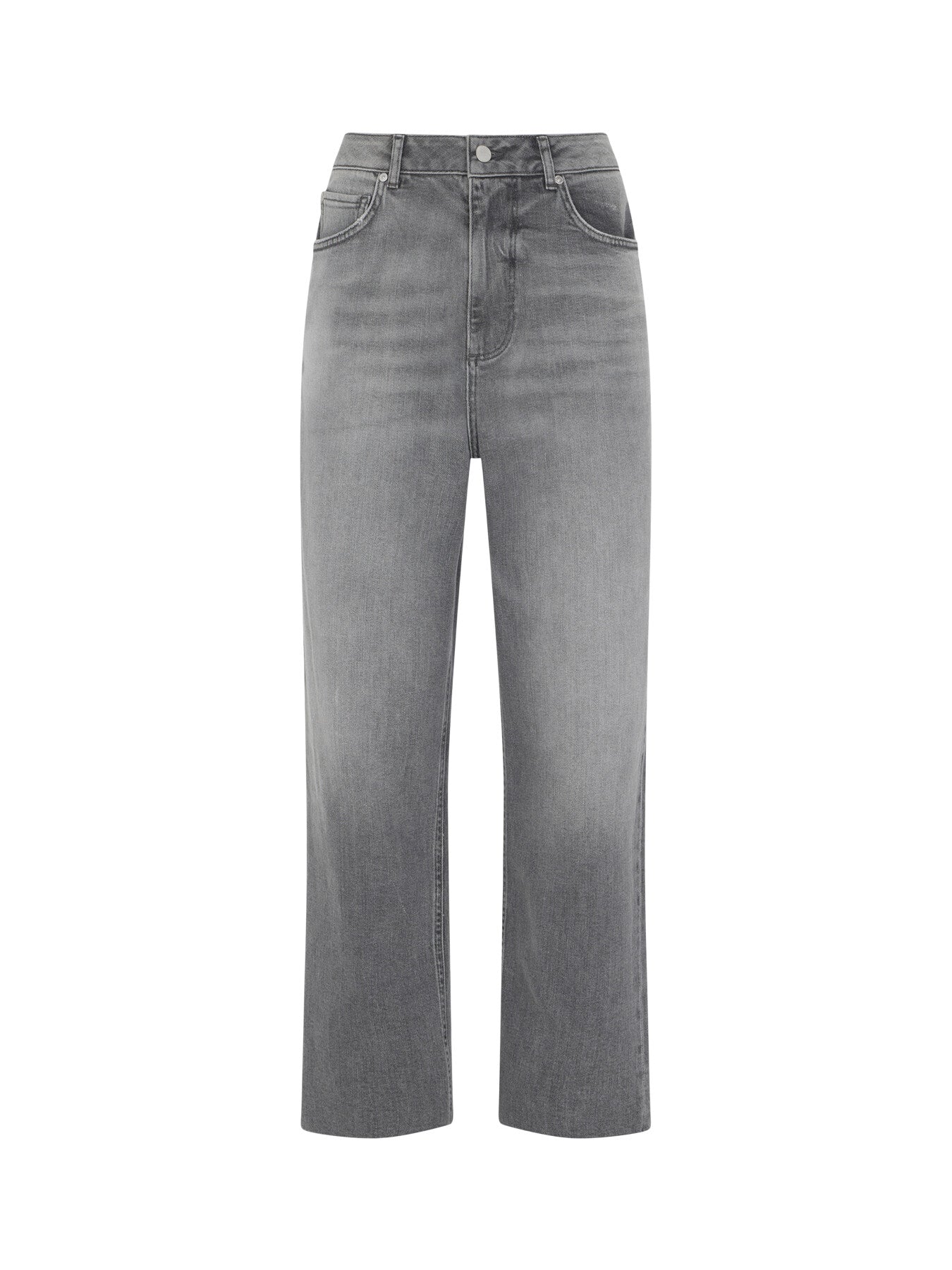 Grey Straight Jeans