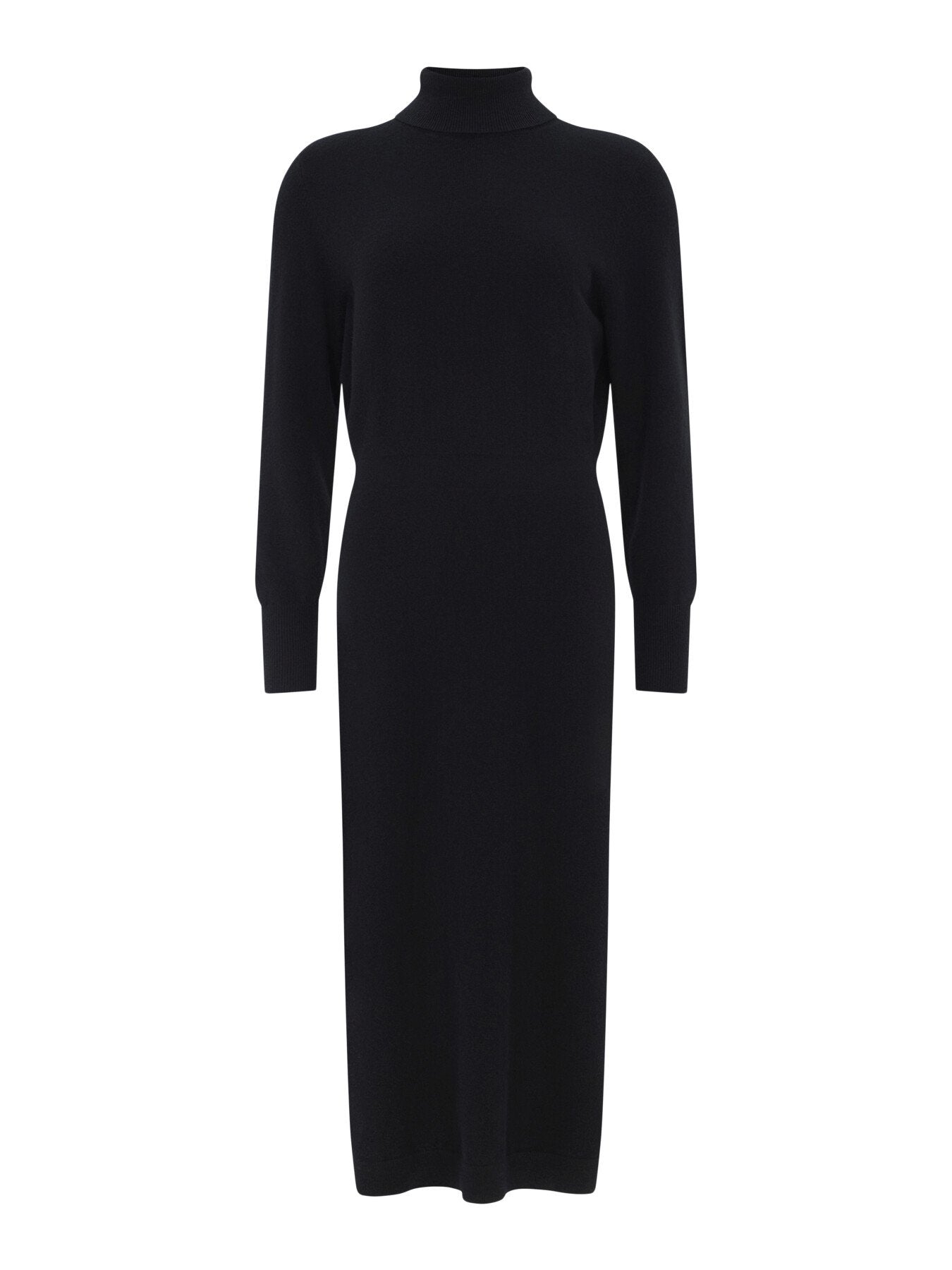 Wool Blend Midi Dress