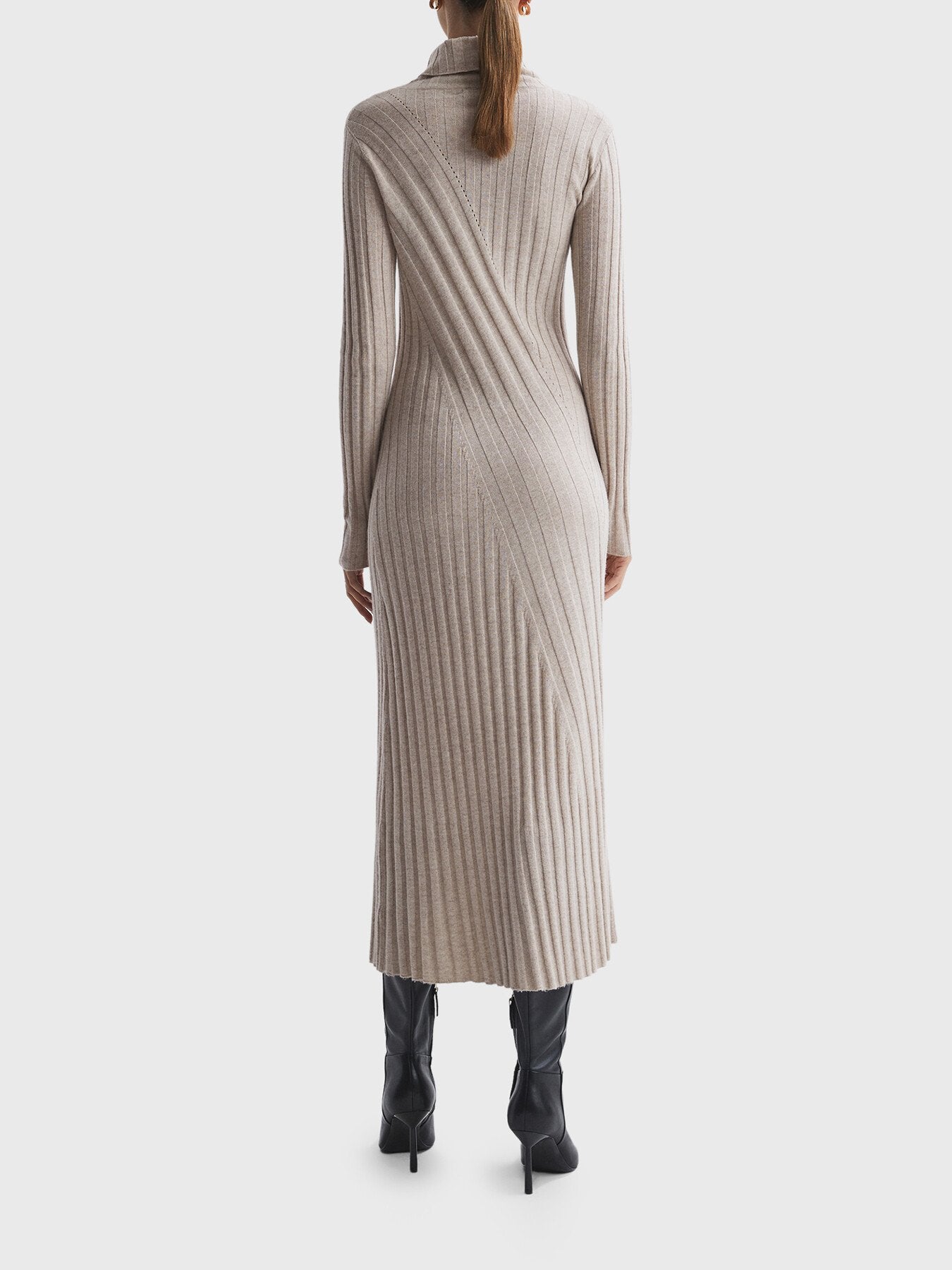 Cady Fitted Knitted Midi Dress