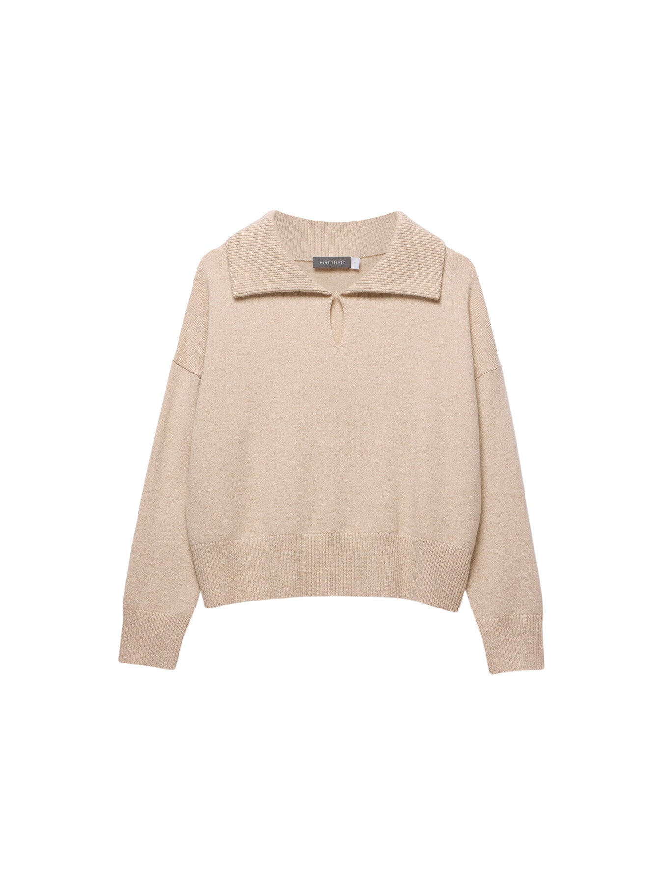 Beige Wool Blend Jumper