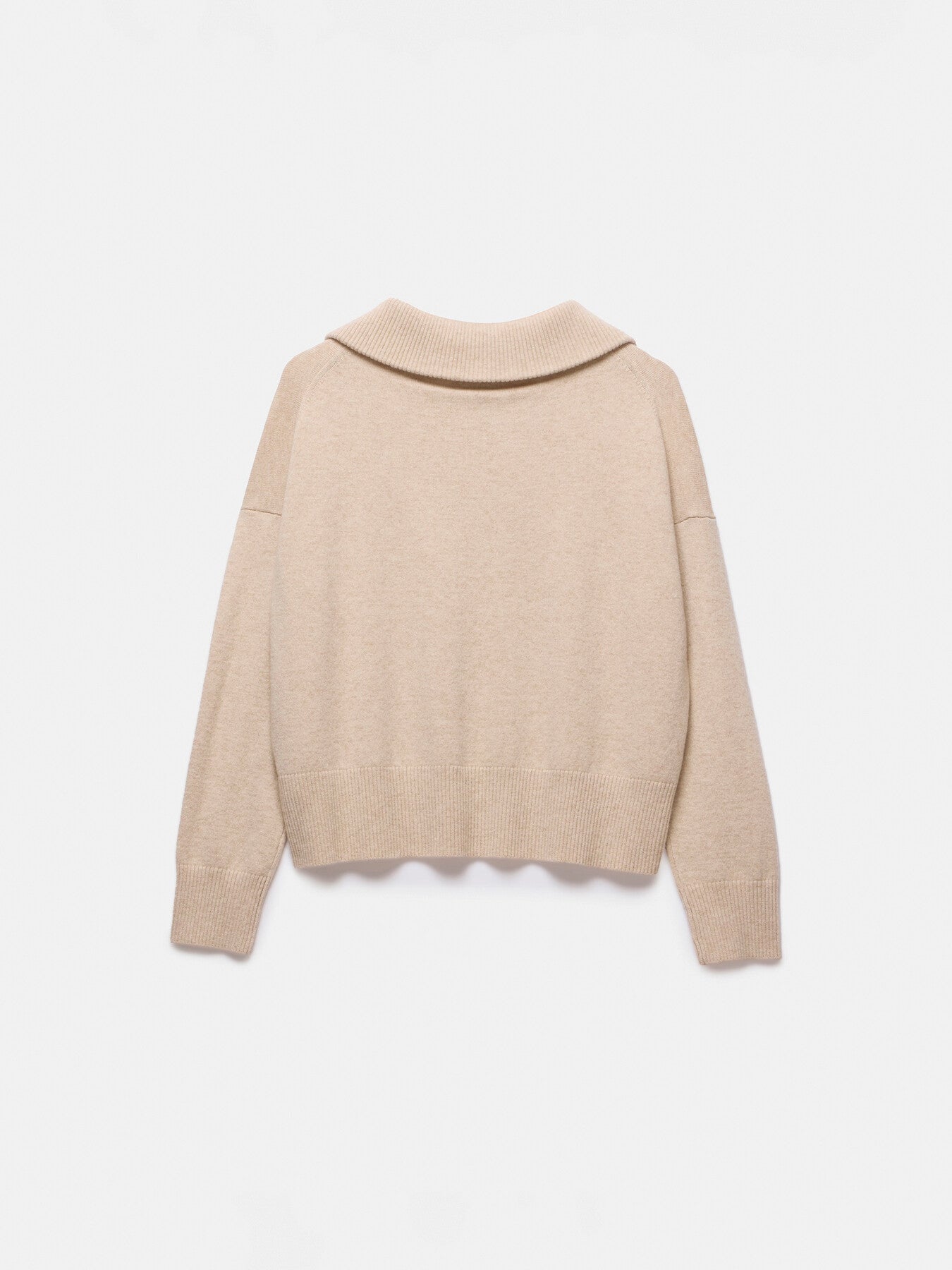 Beige Wool Blend Jumper