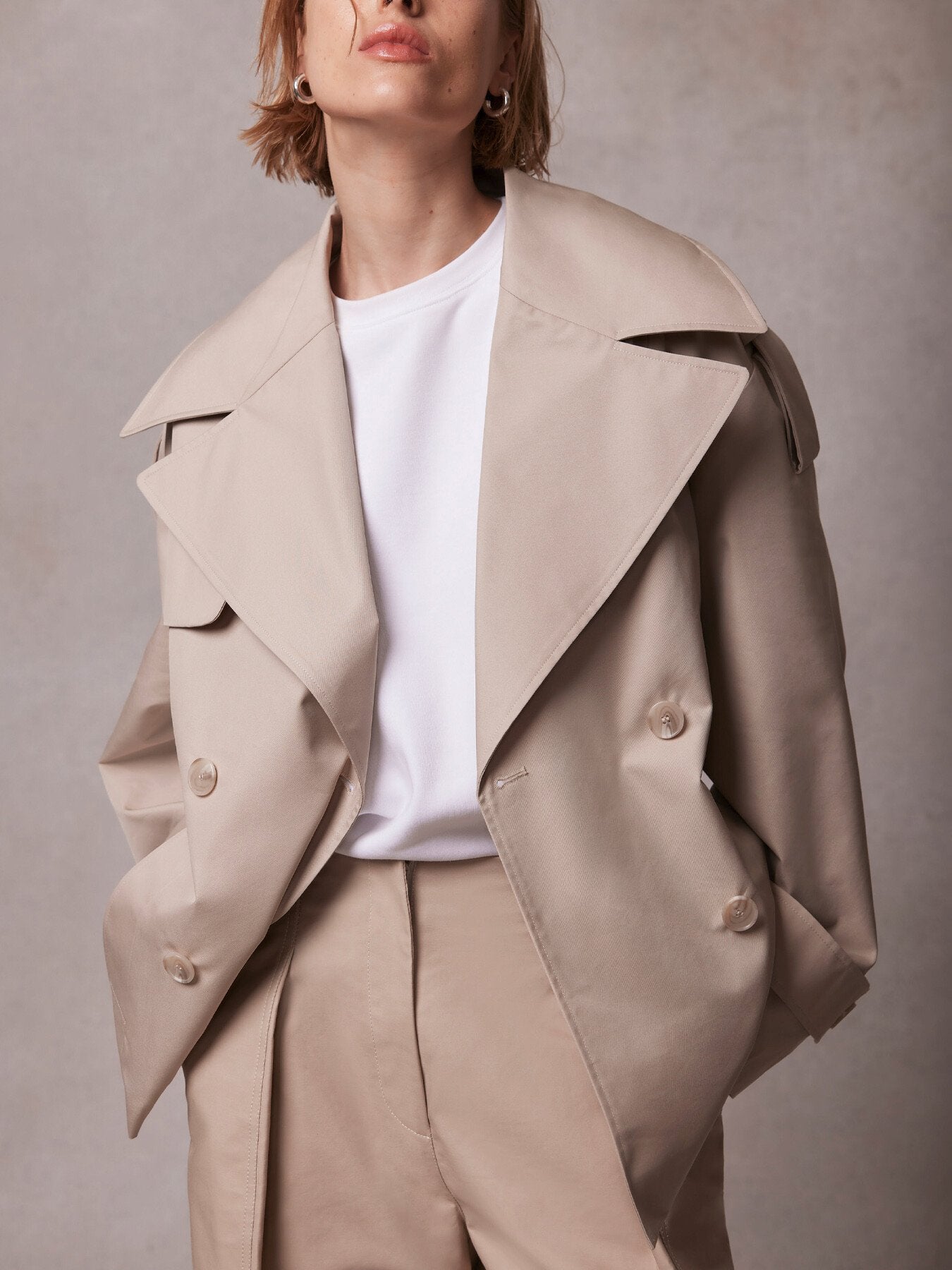 Short Trench Jacket