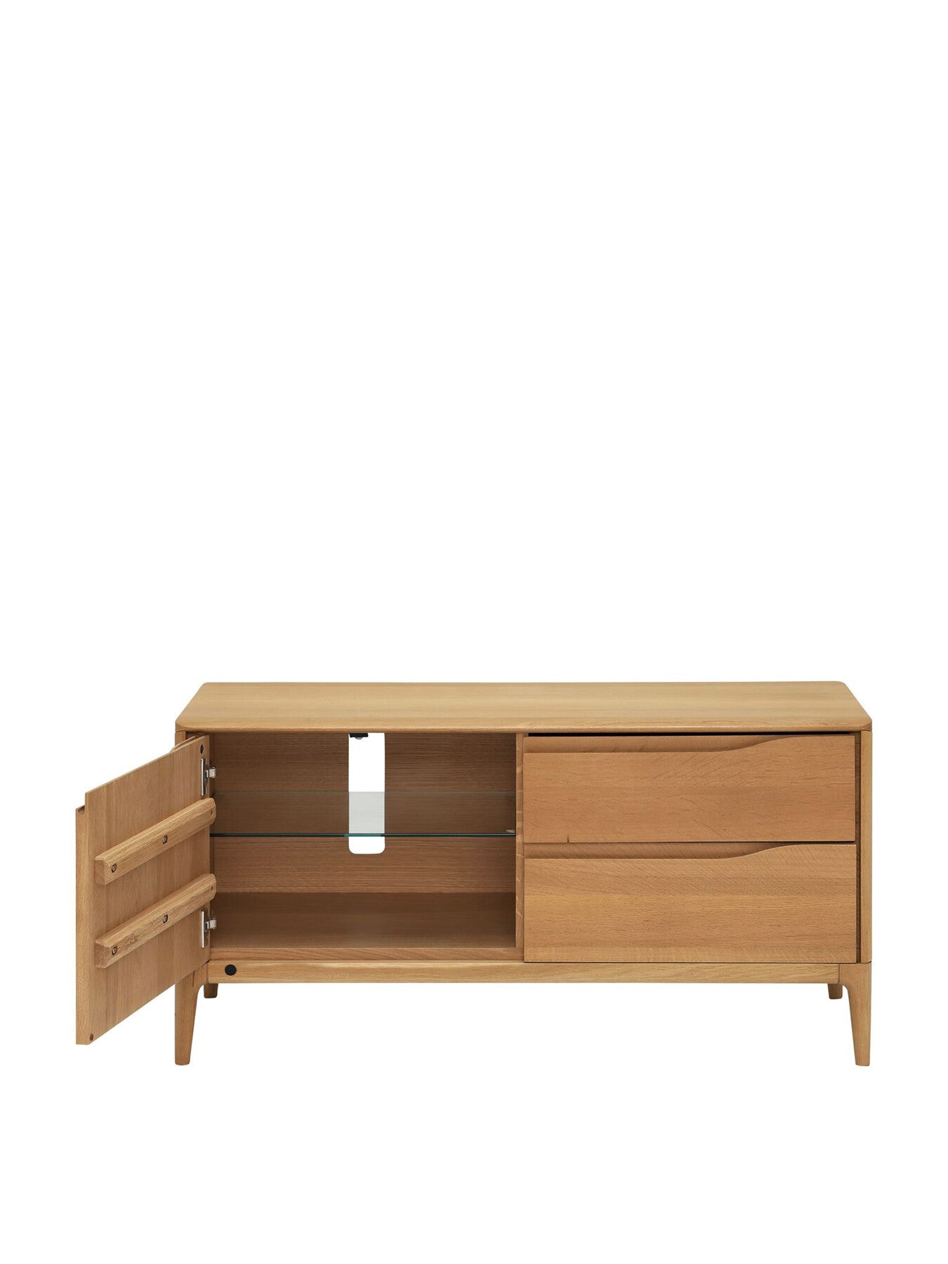 Romana Oak Wood TV Unit