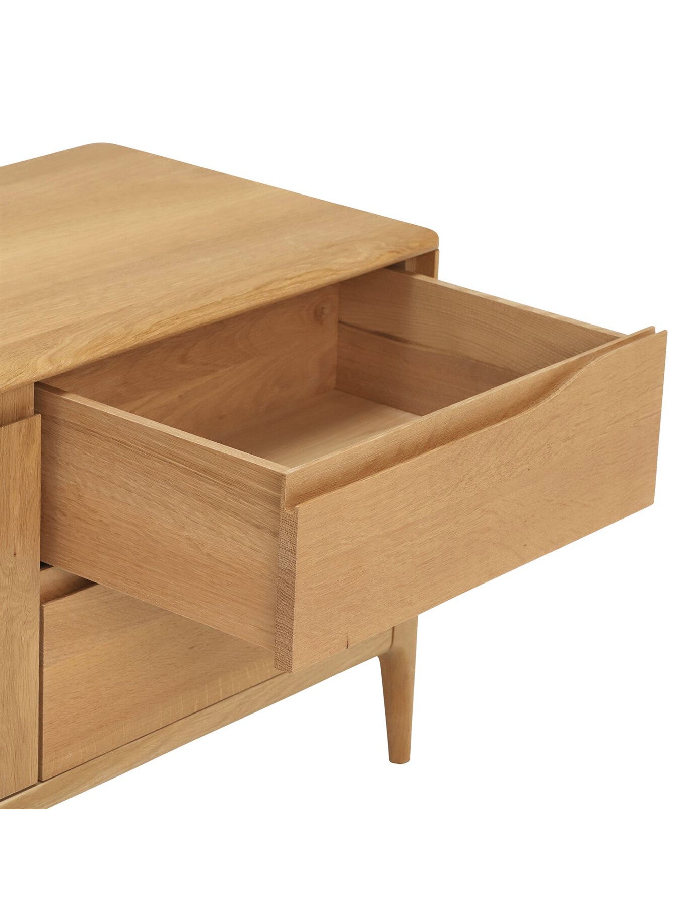 Romana Oak Wood TV Unit
