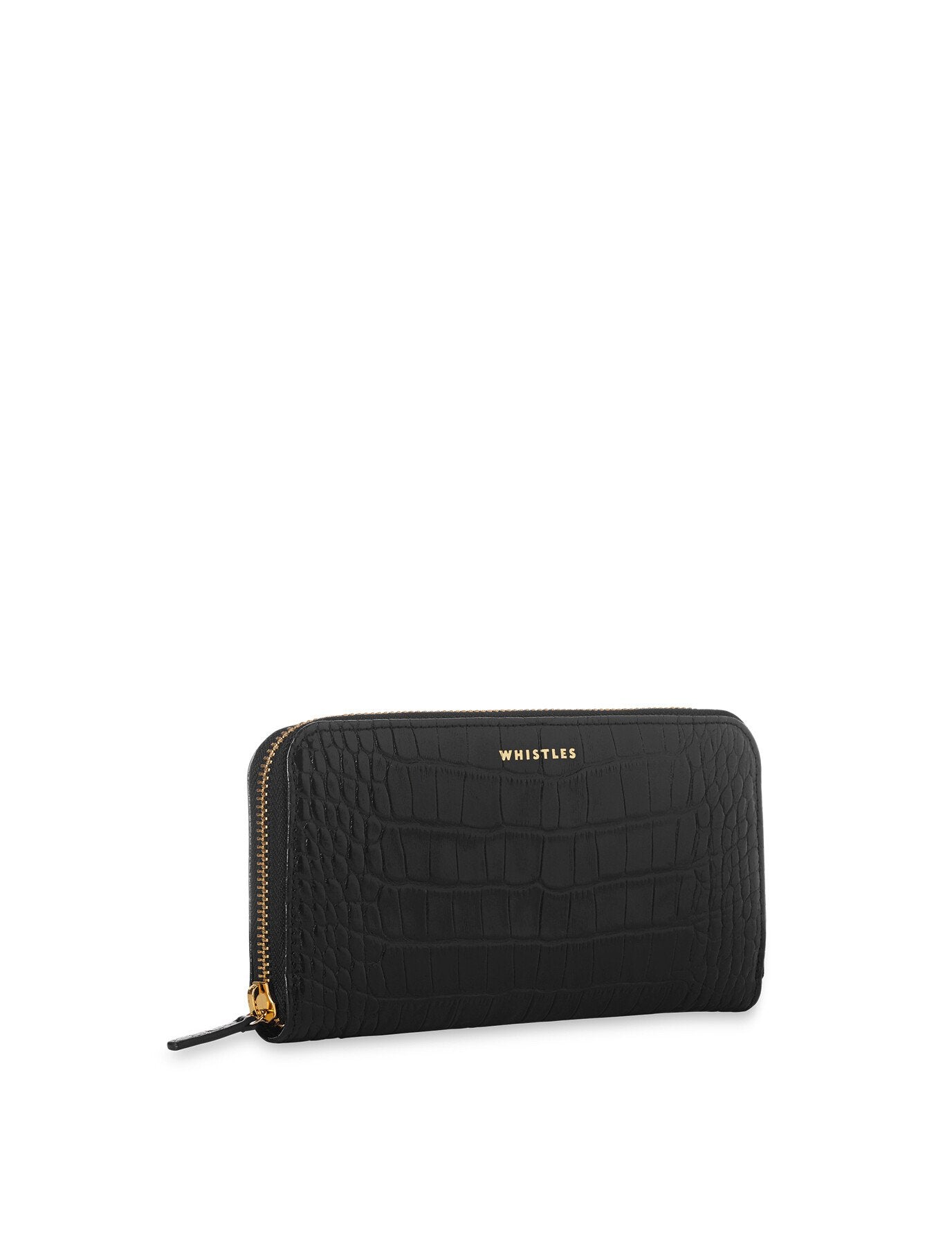 Shiny Croc Long Purse