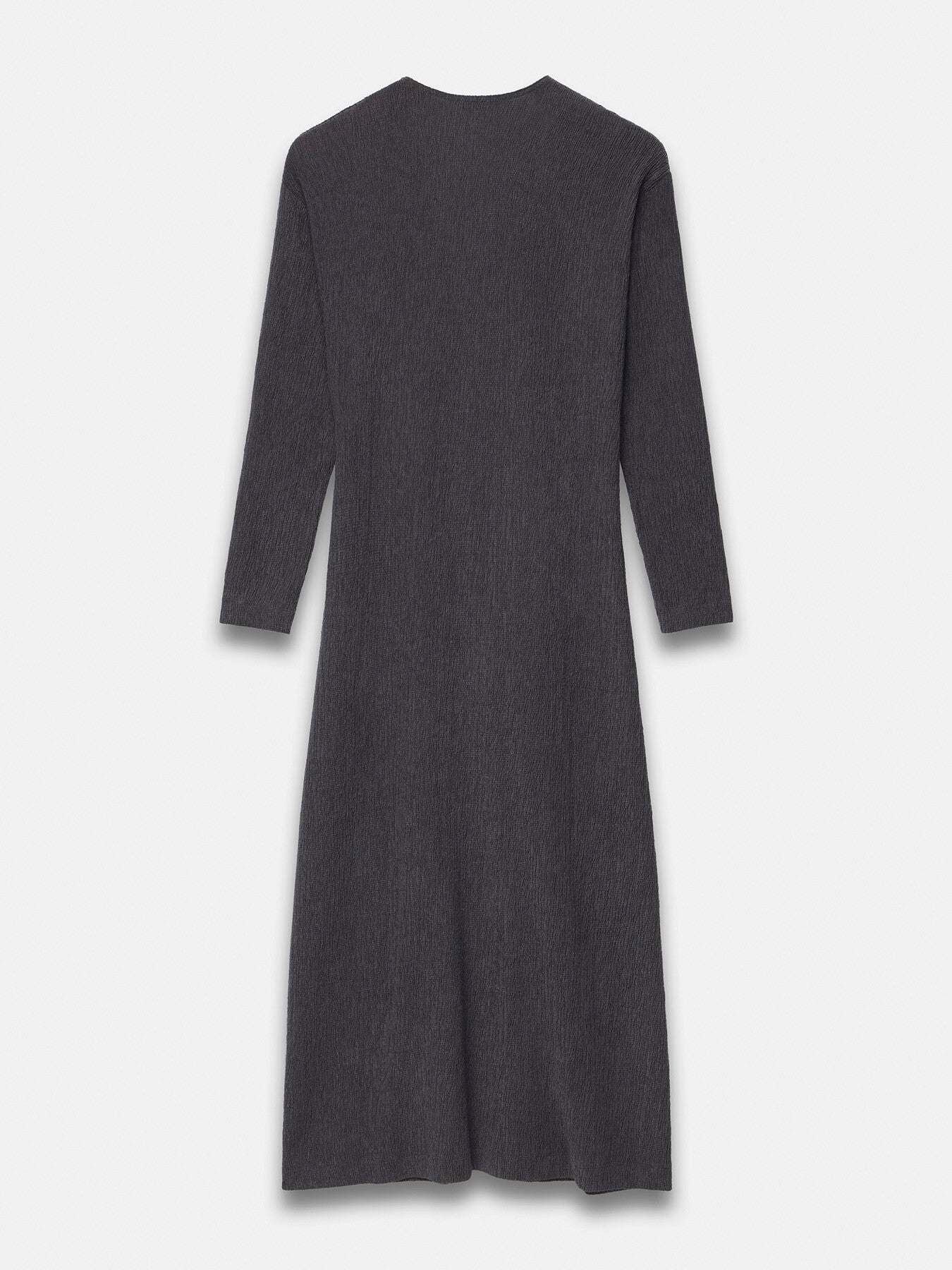 Grey Knot Detail Midi Dress
