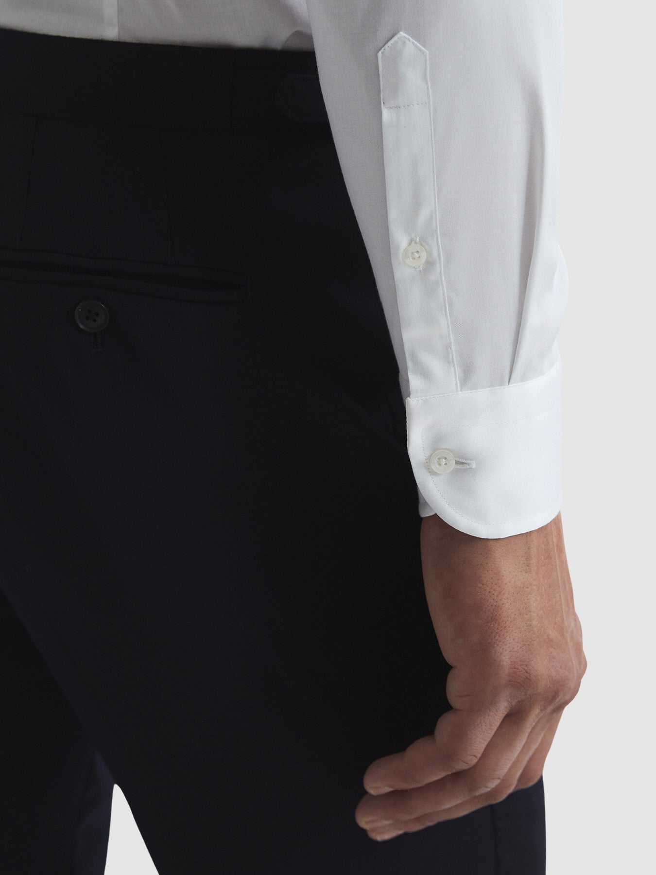 Frontier Cotton Satin Stretch Slim Fit Shirt
