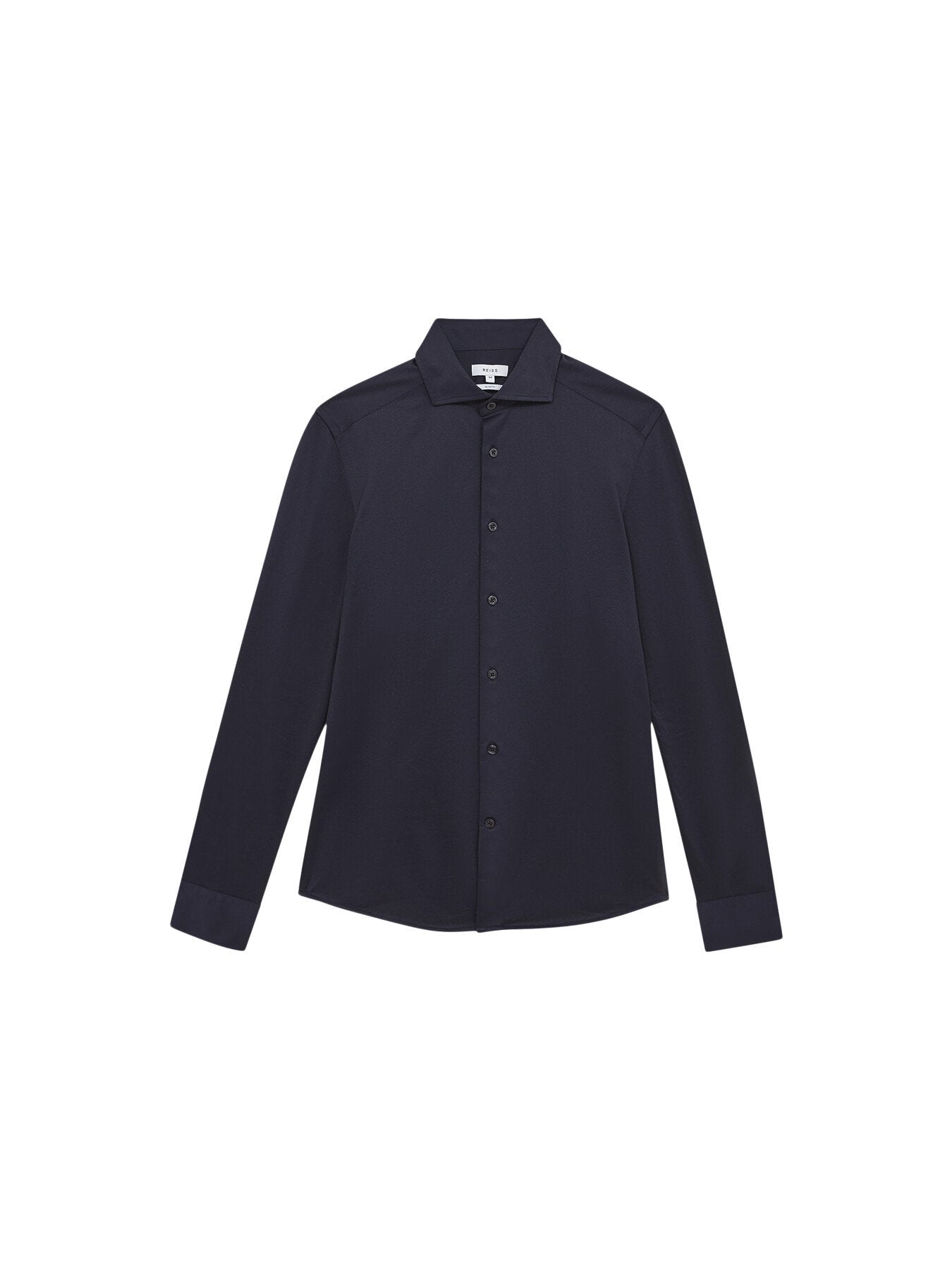 Nate  Cutaway Collar Jersey Slim Fit Shirt