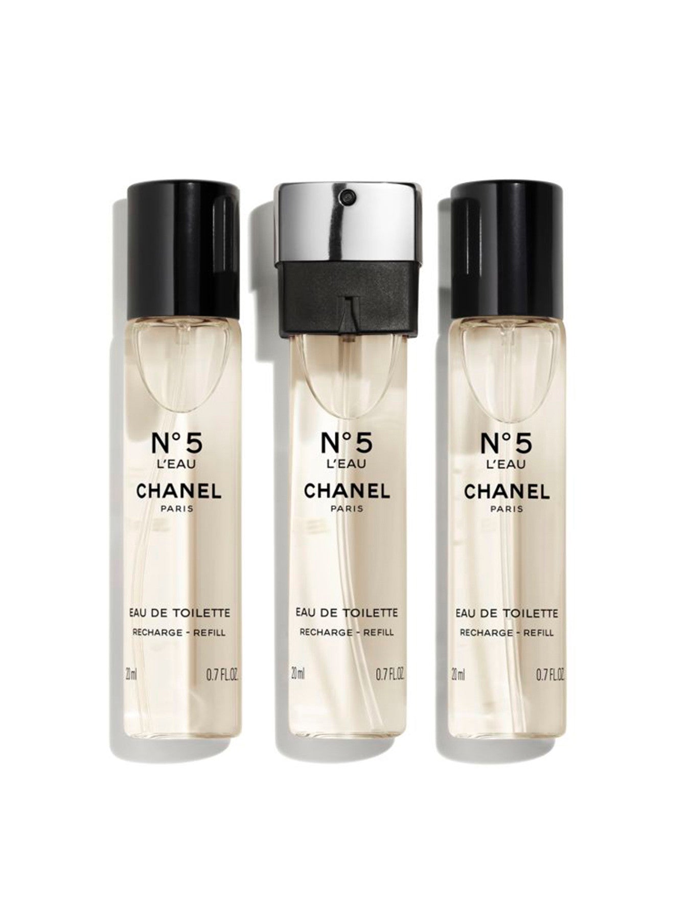 N°5 LEau EDT Purse Spray Refills 3X20ml
