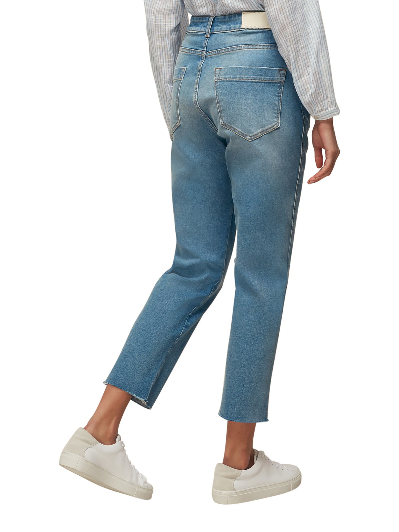 Slim Frayed Detail Jean