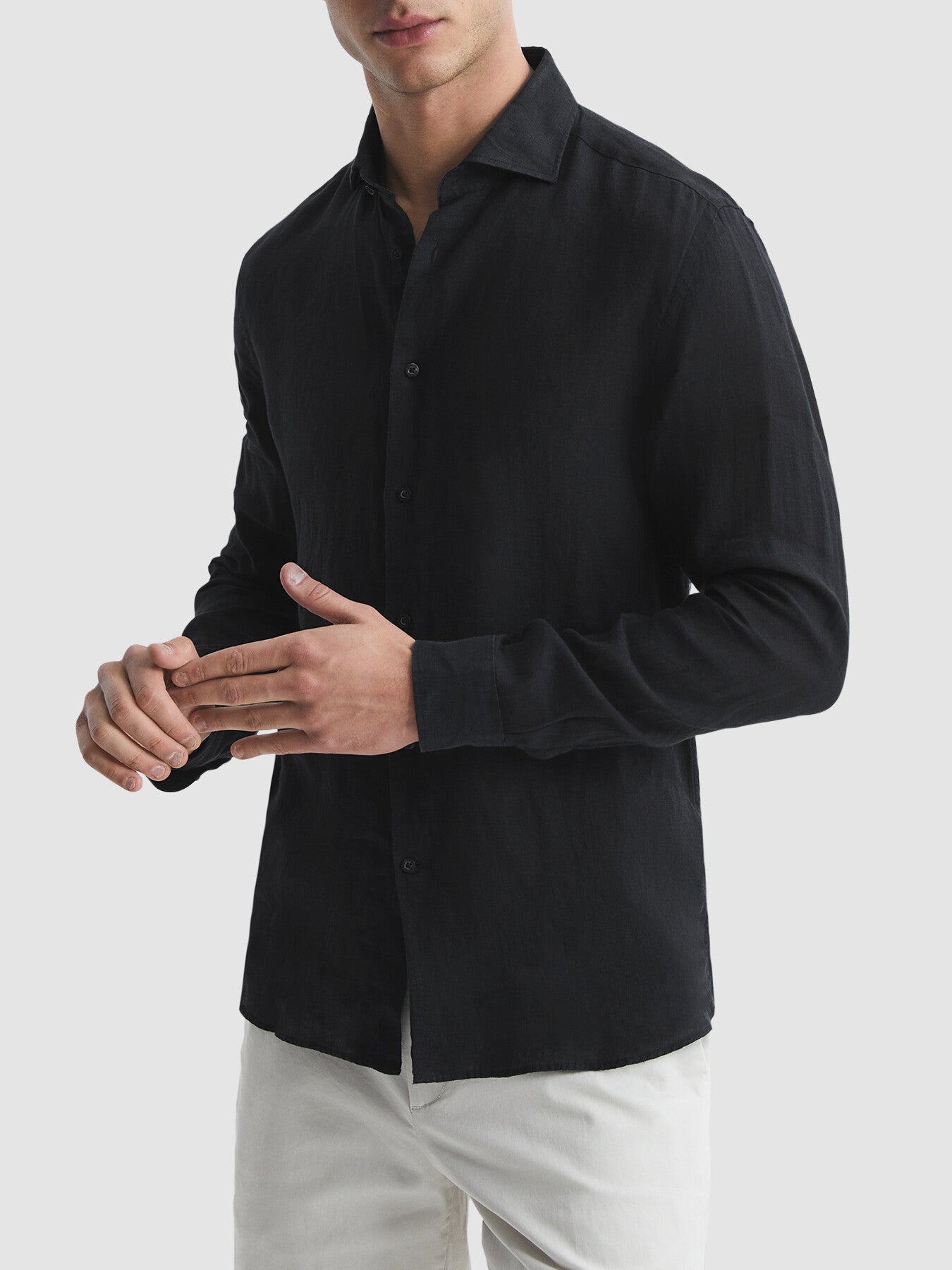 Ruban Linen Long Sleeve Shirt