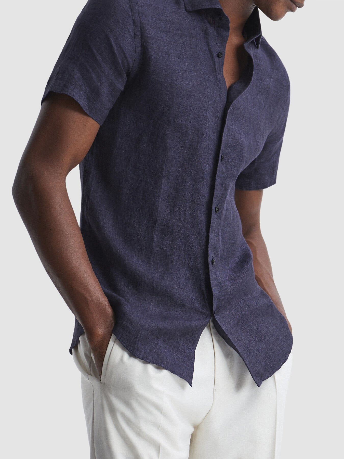 Holiday Slim Fit Linen Shirt